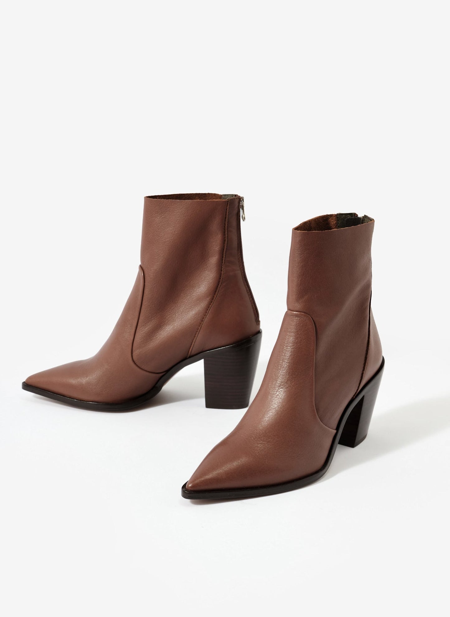 Amy Tan Leather Ankle Boots