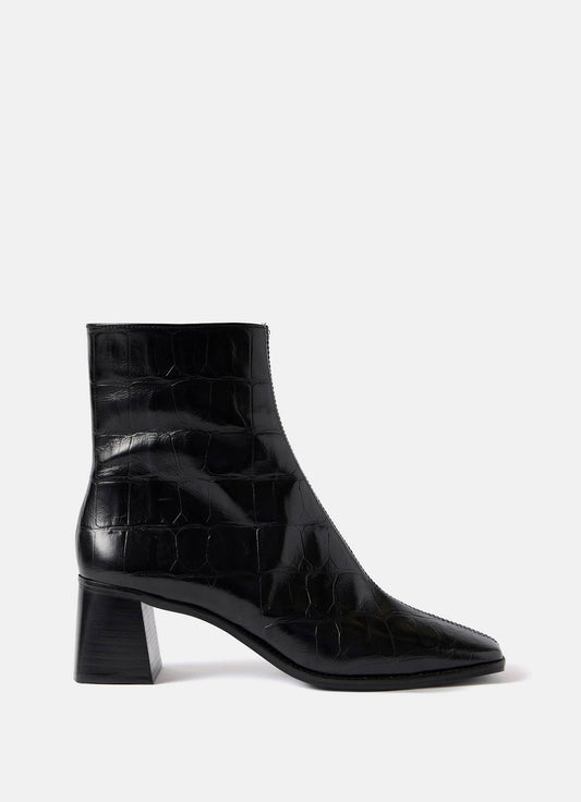 Aria Black Ankle Boots