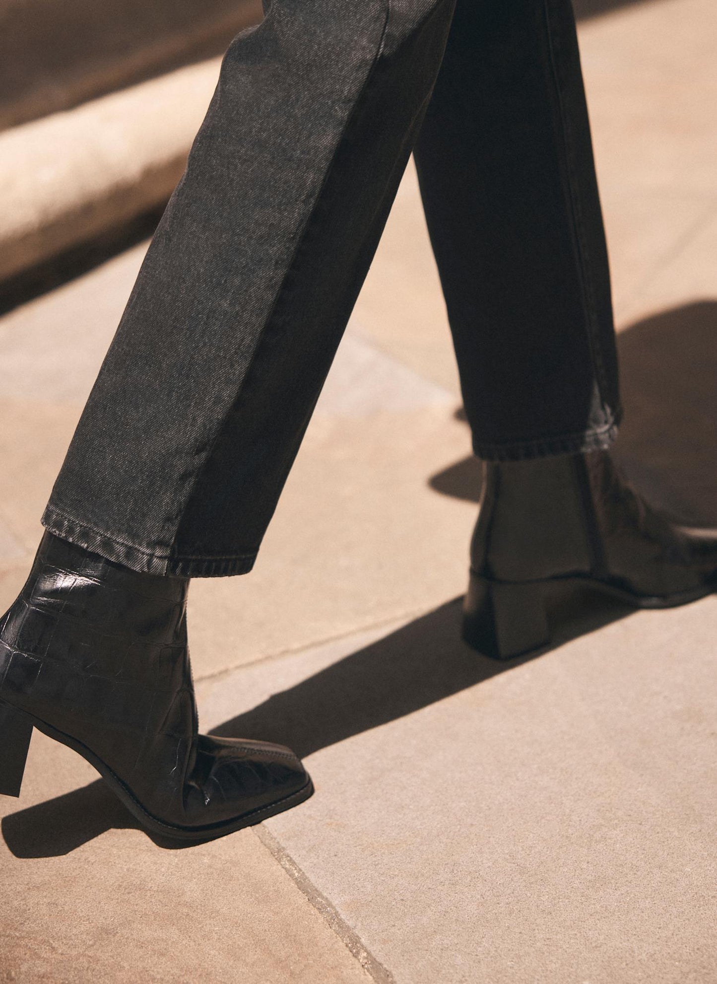 Aria Black Ankle Boots