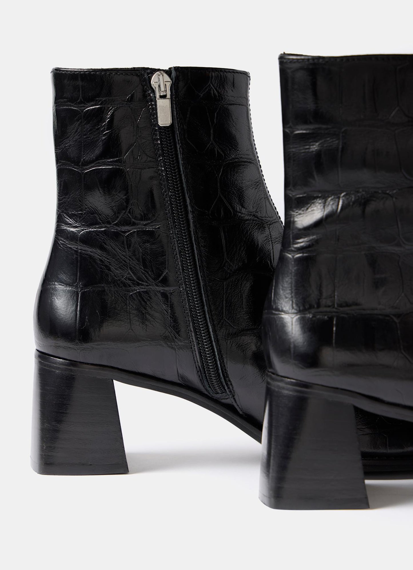 Aria Black Ankle Boots