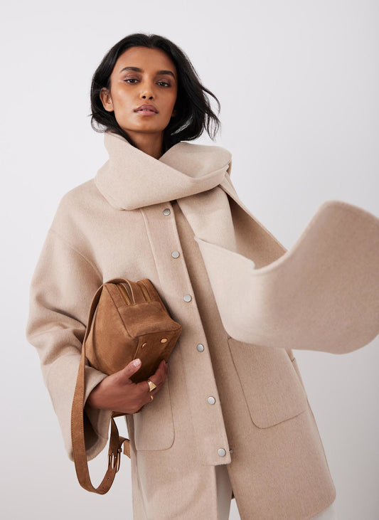 Neutral Blanket Scarf