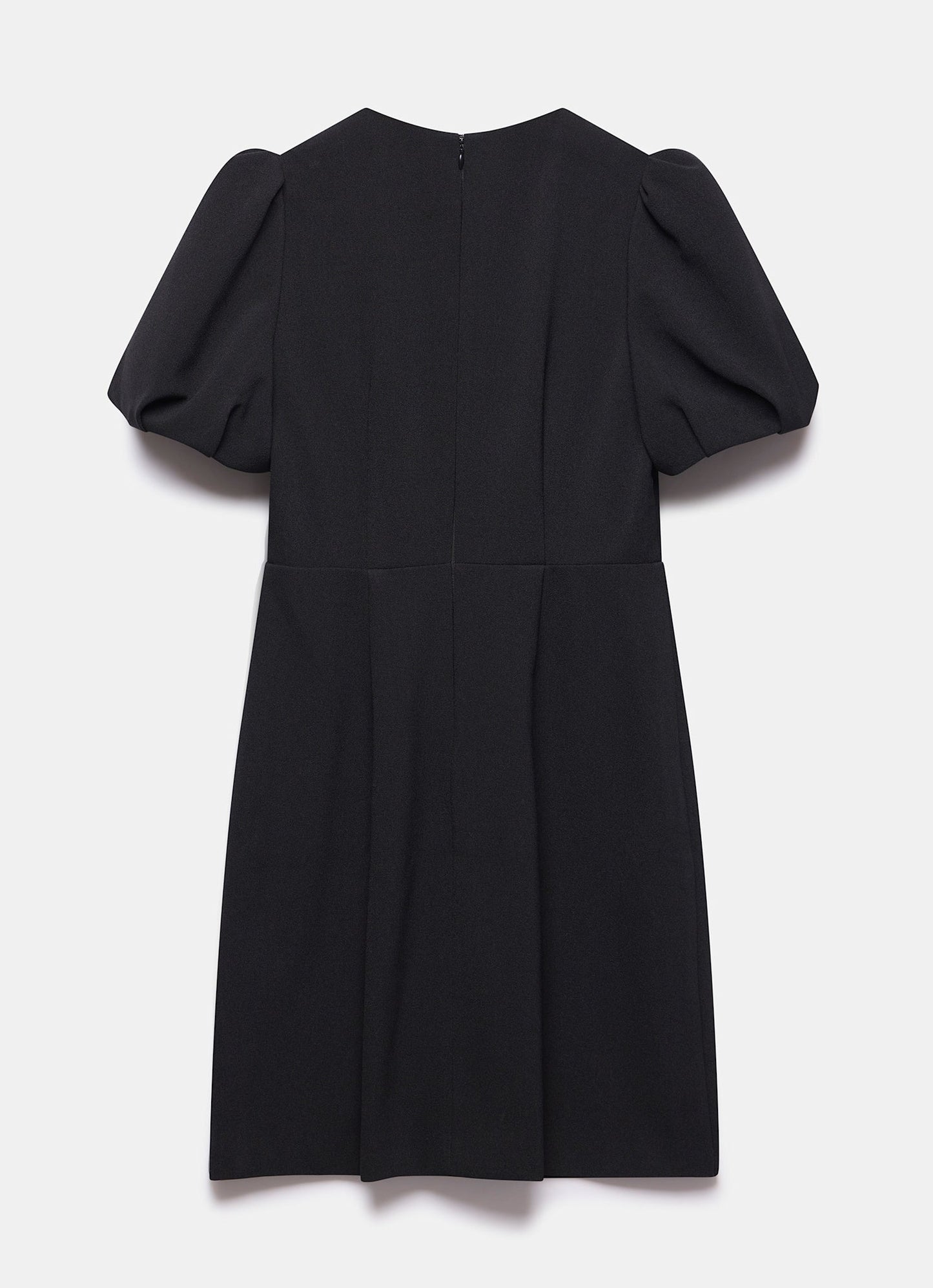 Black Bow Detail Mini Dress