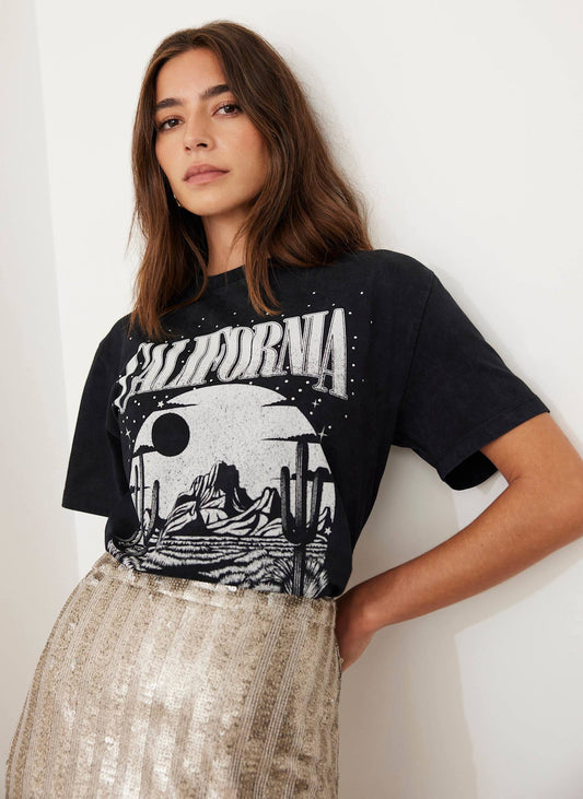 Black California Graphic T-Shirt