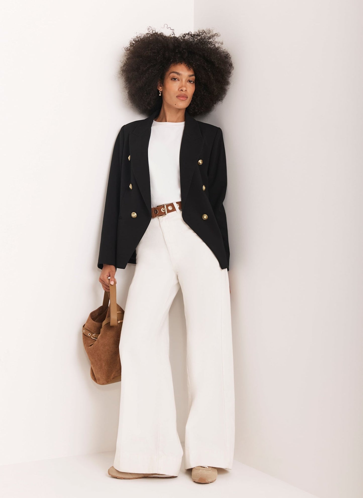 Black Double Breasted Blazer