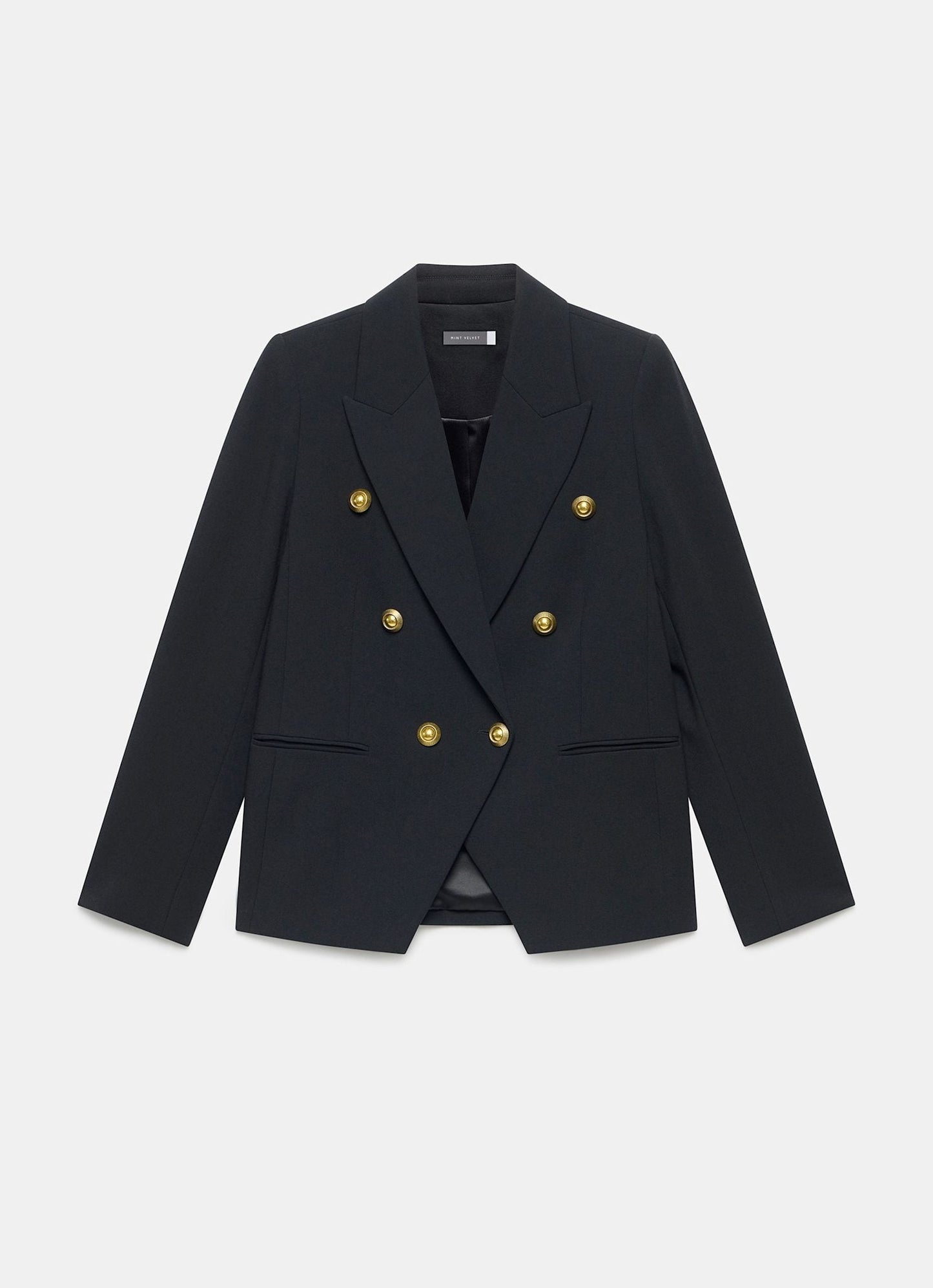 Black Double Breasted Blazer