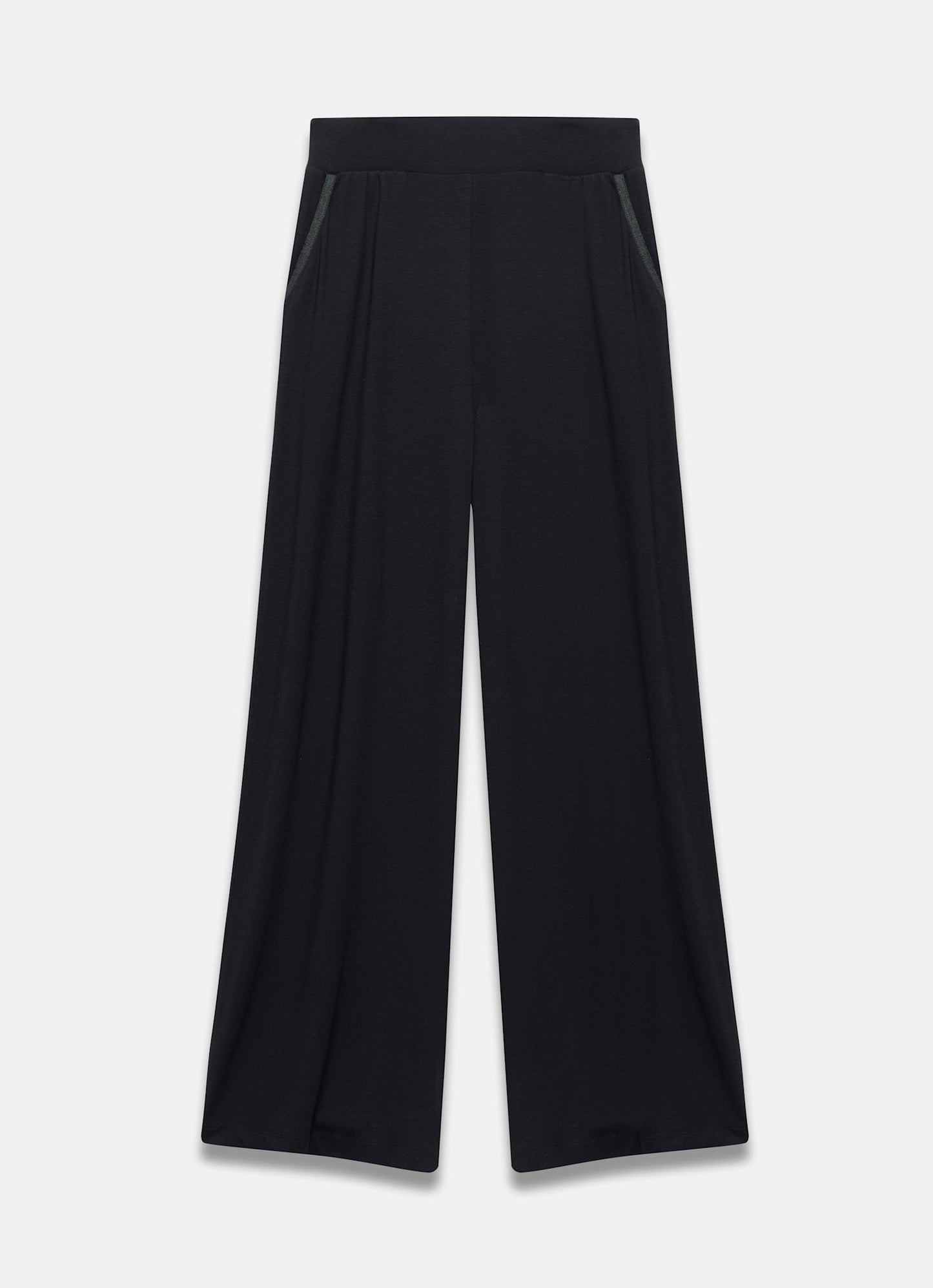 Black Palazzo Wide Leg Trousers