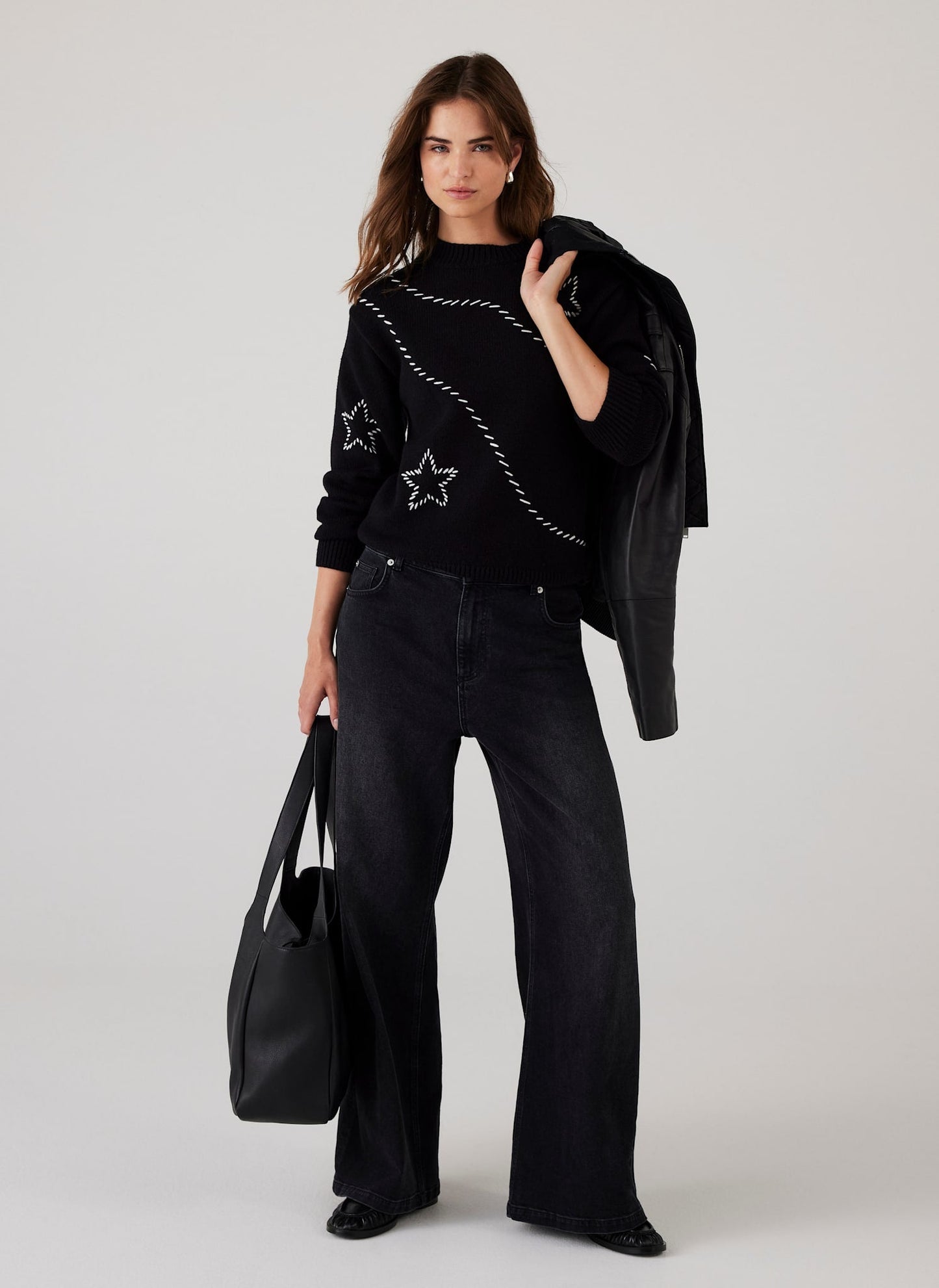 Black Star Detail Jumper