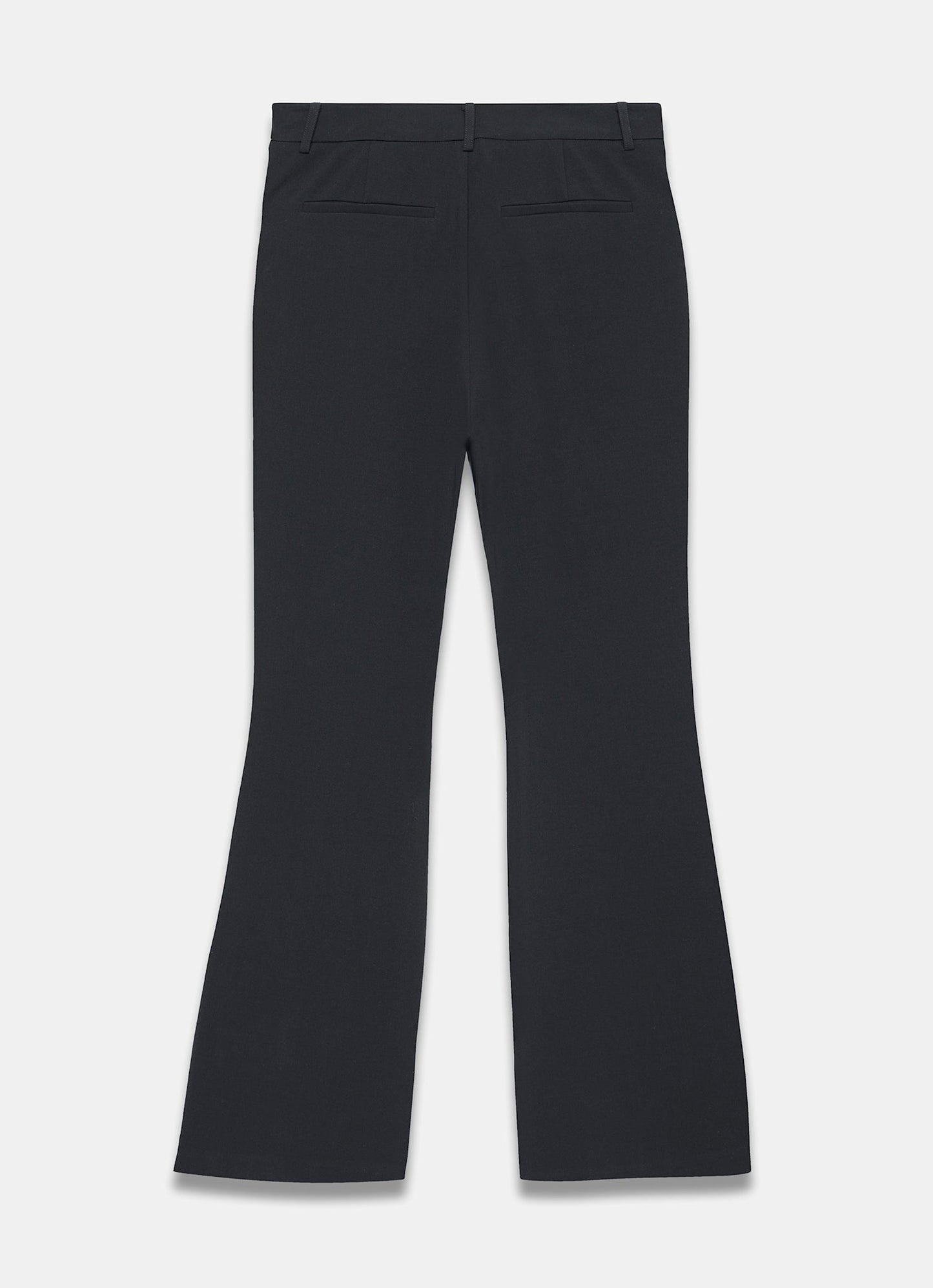 Black Tailored Bootcut Trousers