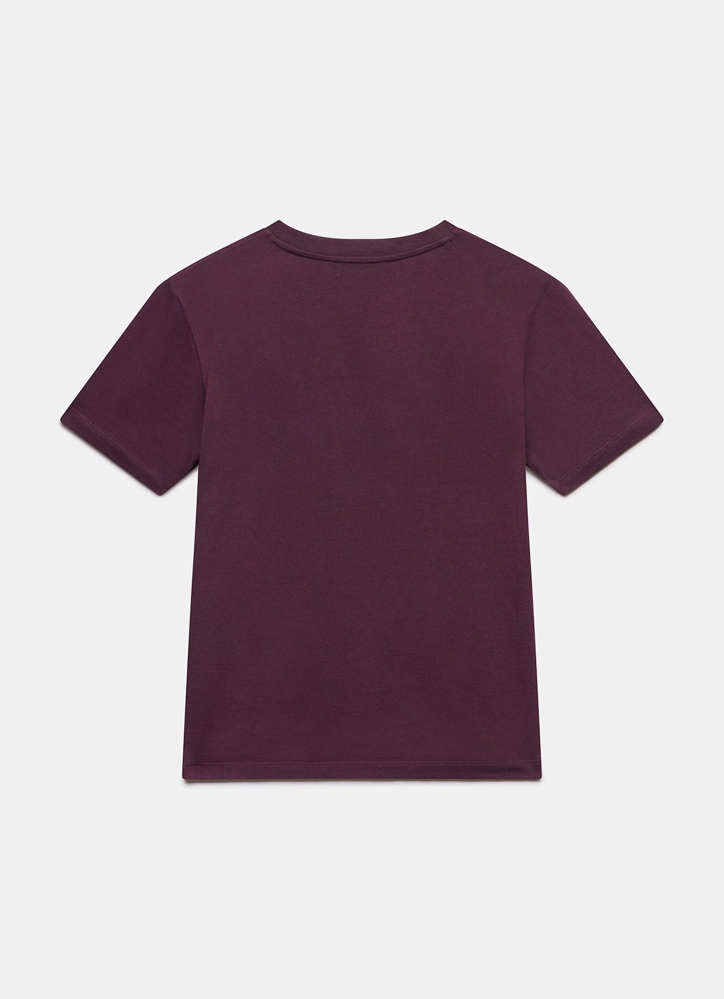 Burgundy Cotton Milan Graphic T-Shirt