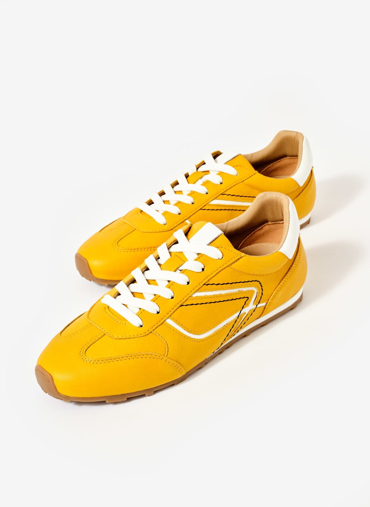 Cali Yellow Suede Trainers