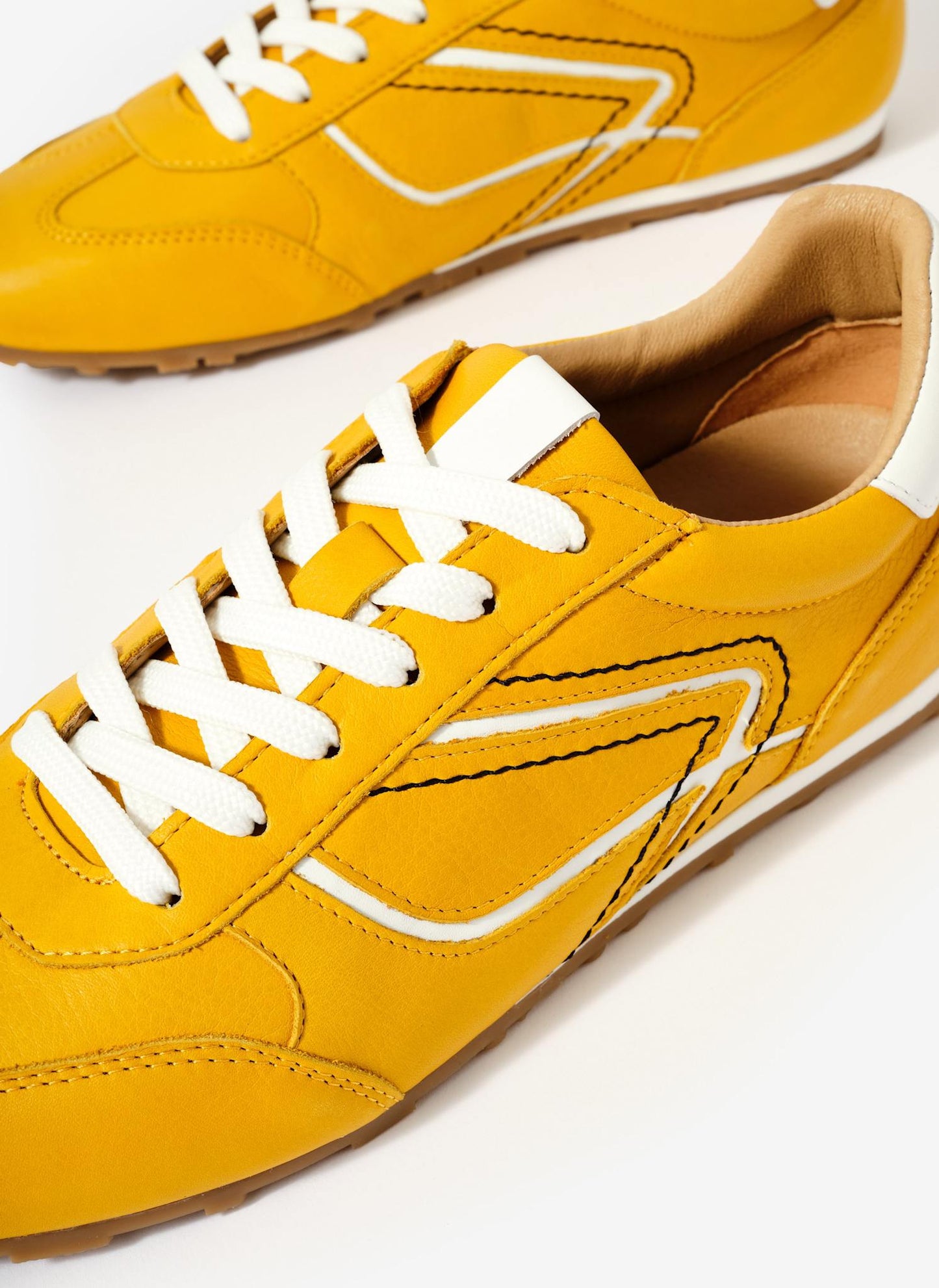 Cali Yellow Suede Trainers
