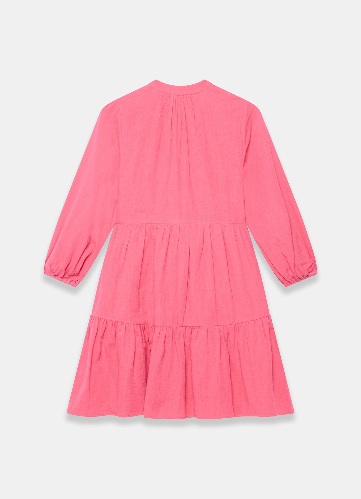 Pink Cotton Mini Dress