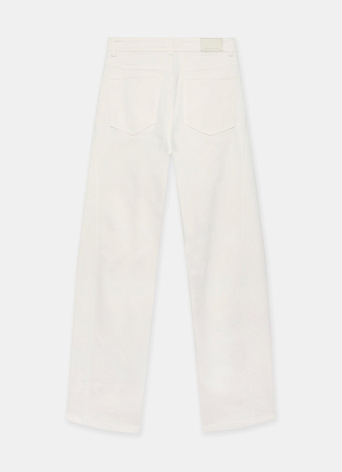 Cream Barrel Leg Jeans