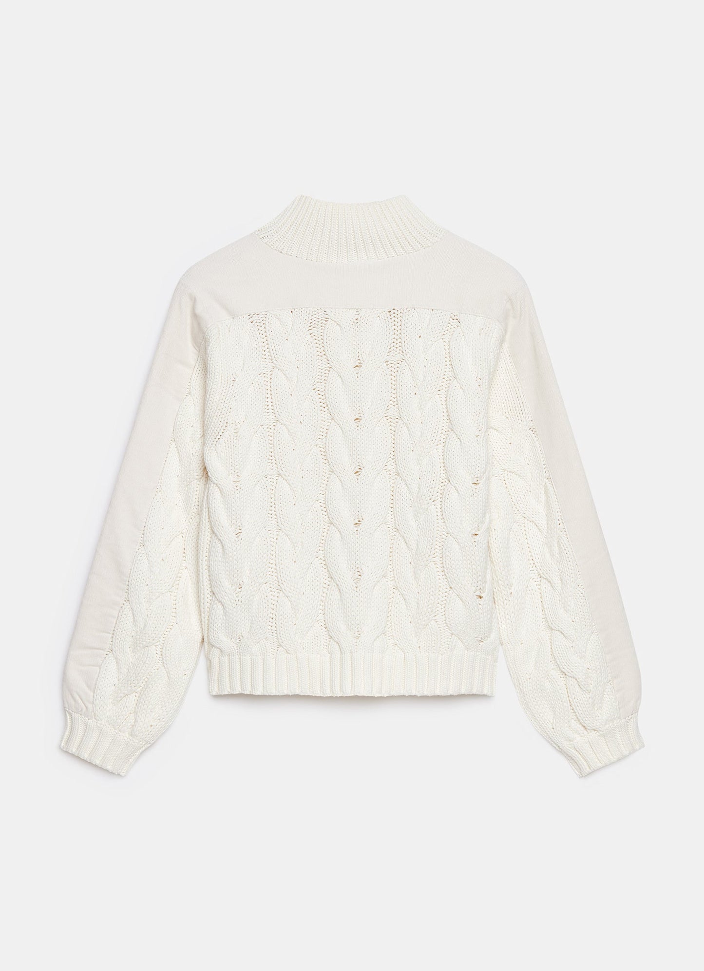 Cream Cable Knit Jacket
