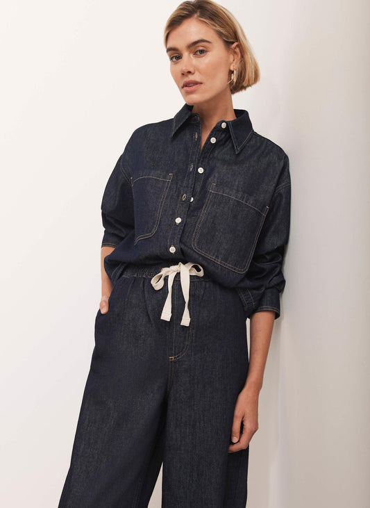 Dark Indigo Denim Shirt