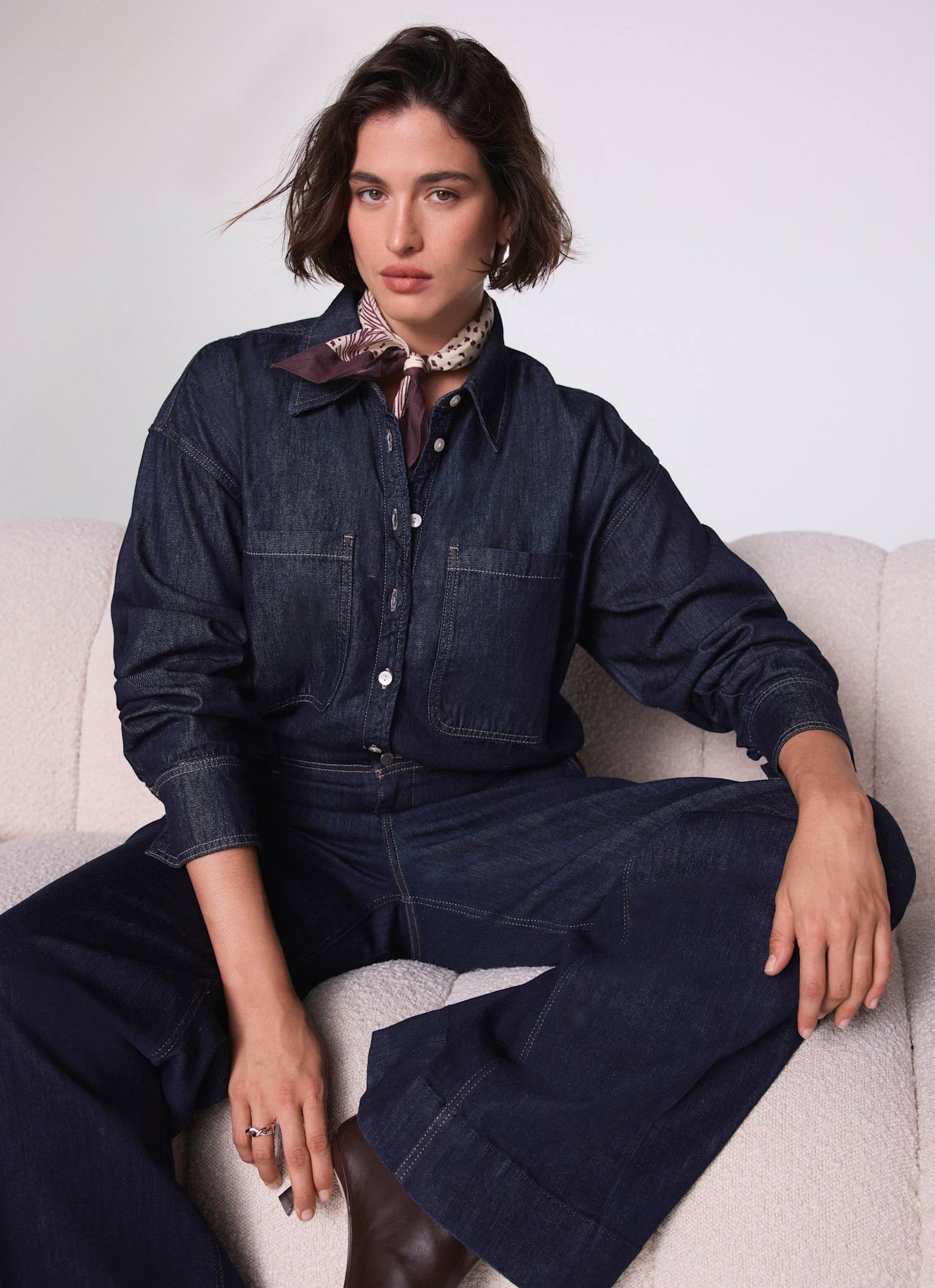 Dark Indigo Denim Shirt