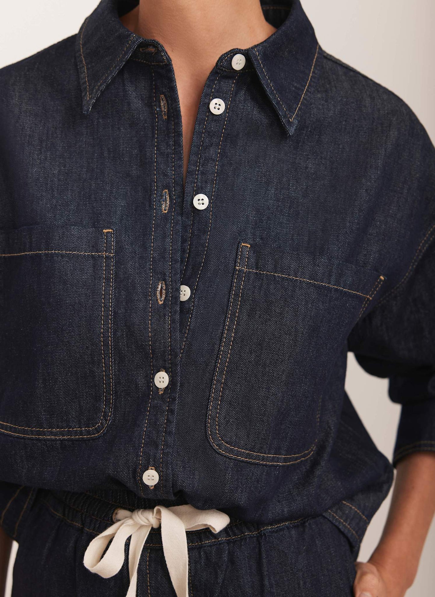 Dark Indigo Denim Shirt