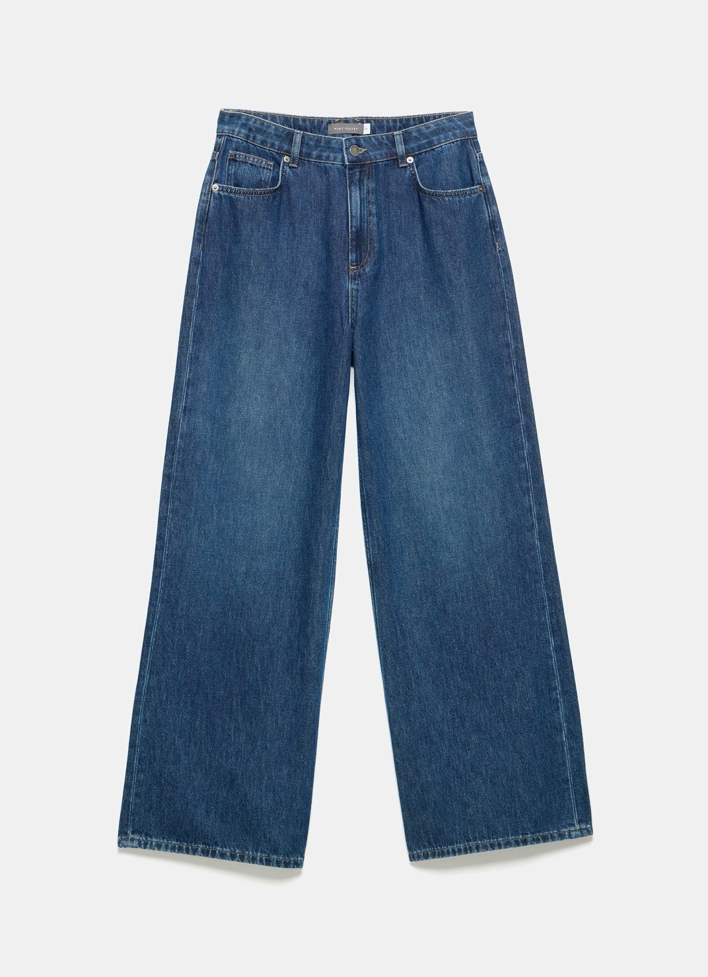 Dark Indigo Super Soft Wide Leg Jeans
