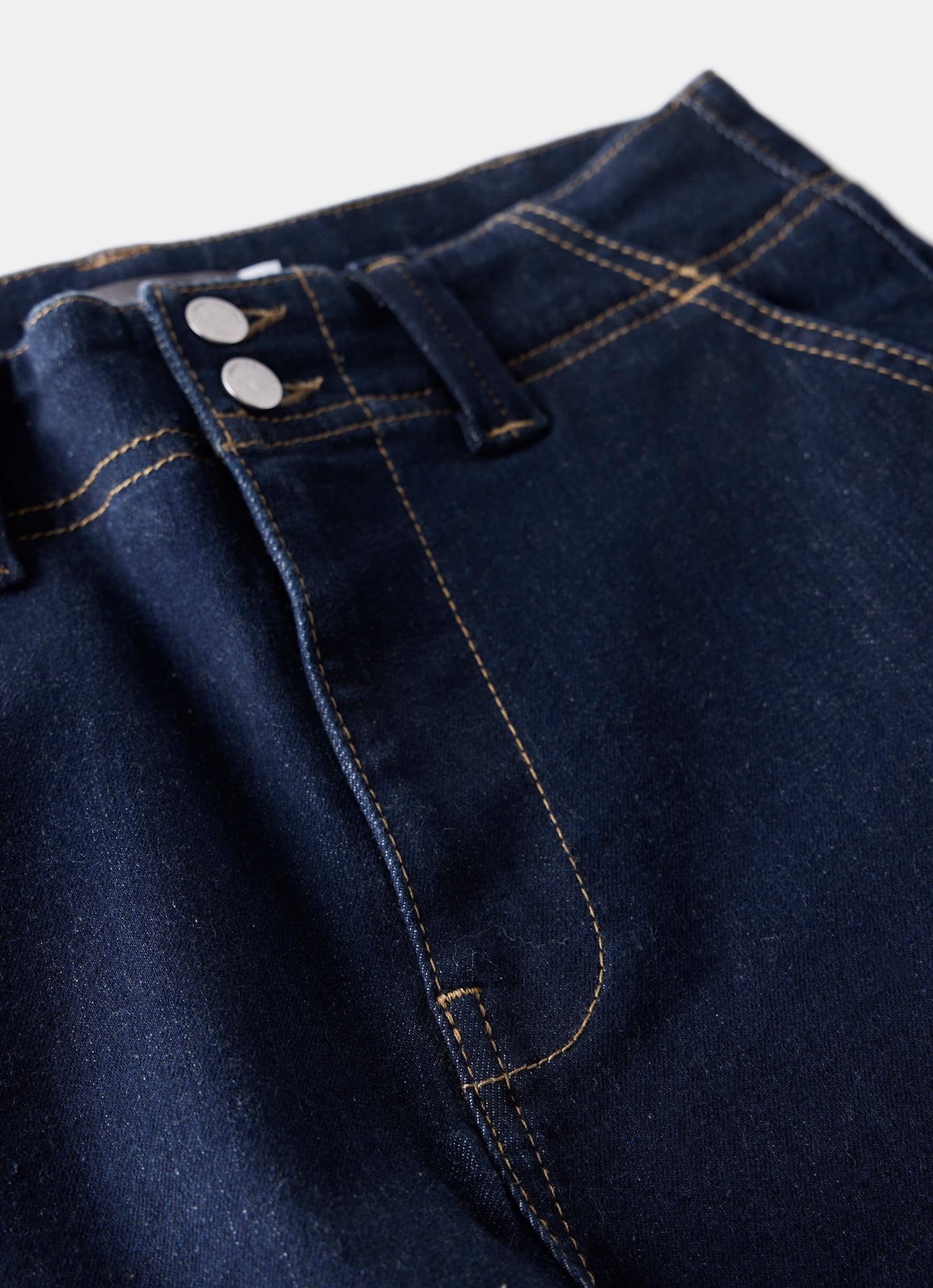 Dark Indigo Tailored Wide Jeans