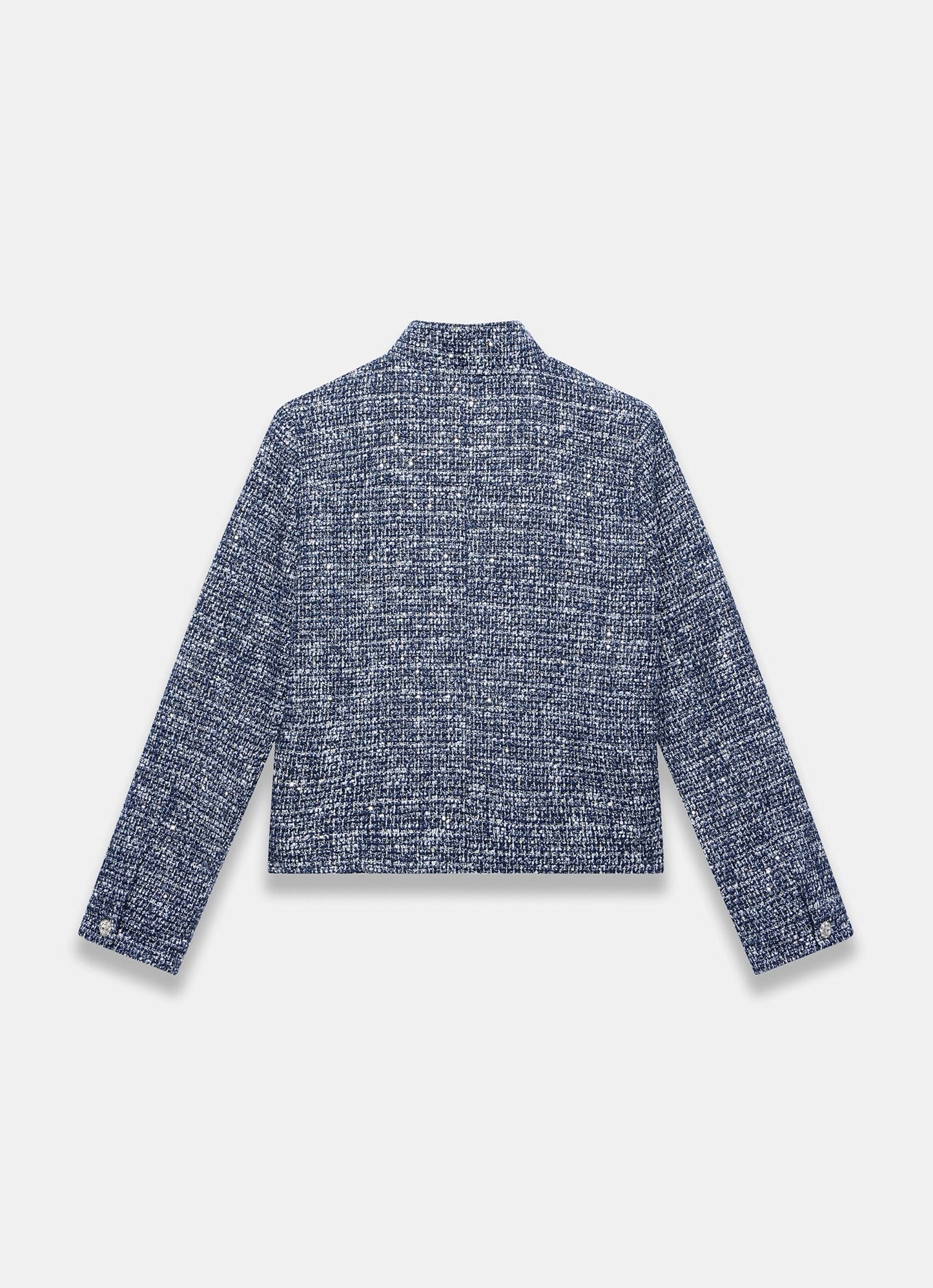 Navy Boucle Jacket
