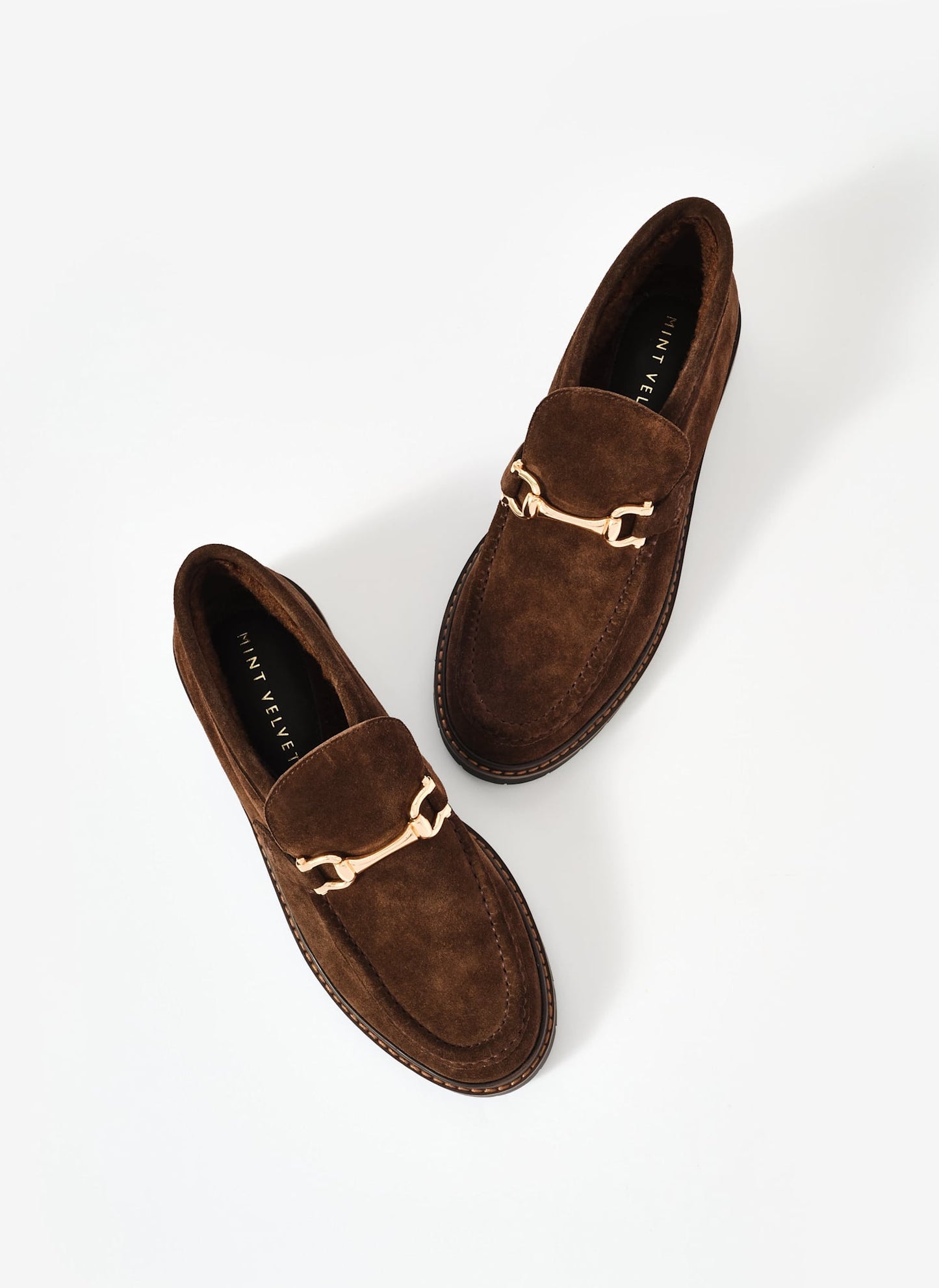 Effie Brown Suede Loafer Boots
