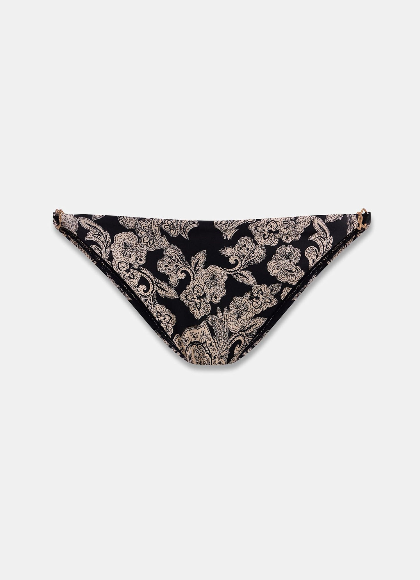 Black Print Bikini Bottoms