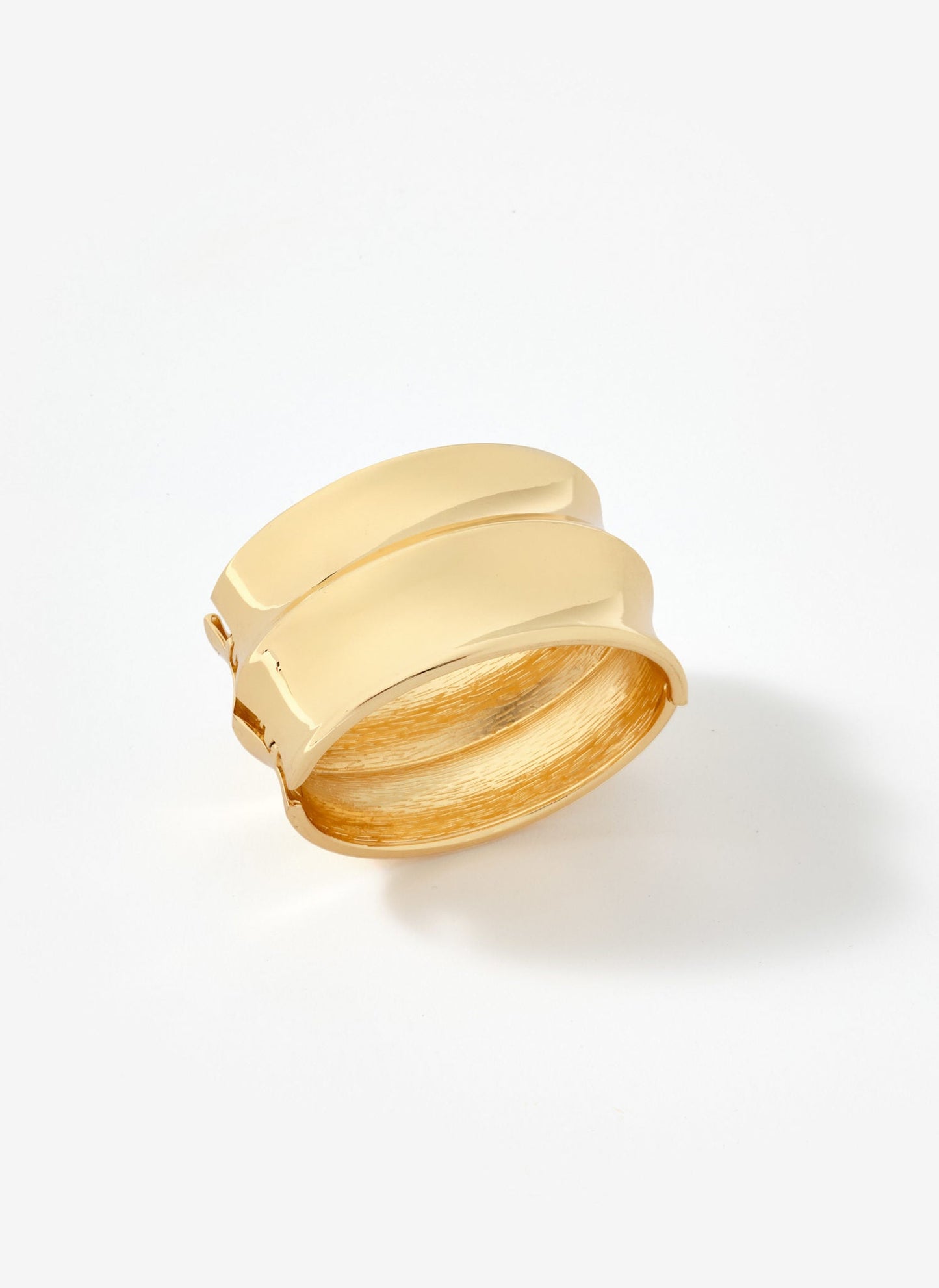 Gold Tone Statement Cuff Bracelet