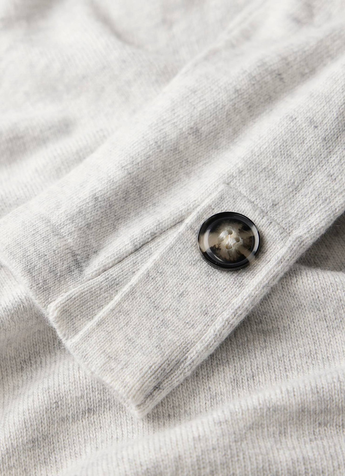 Grey Button Detail Top