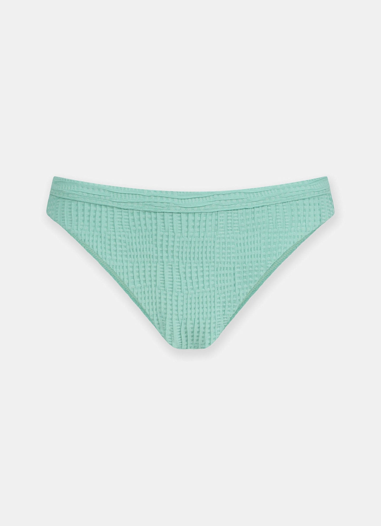 Turquoise High Leg Bikini Bottoms
