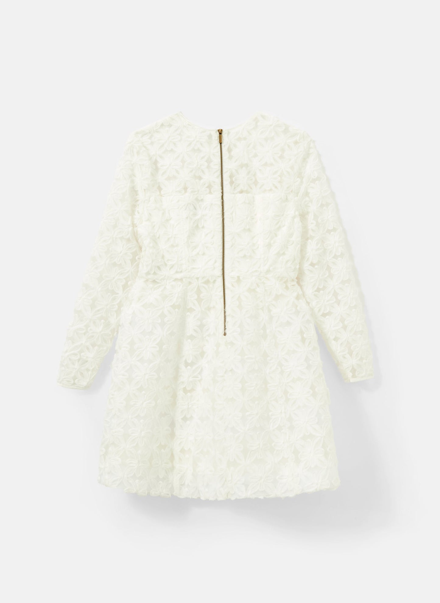 White Lace Hourglass Mini Dress