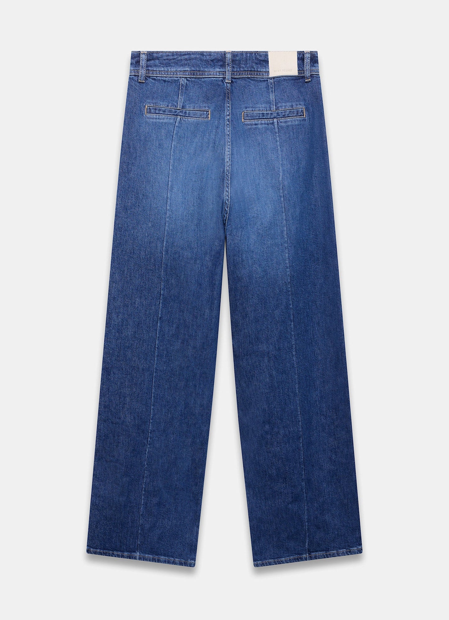 Indigo Wash Wide Jeans