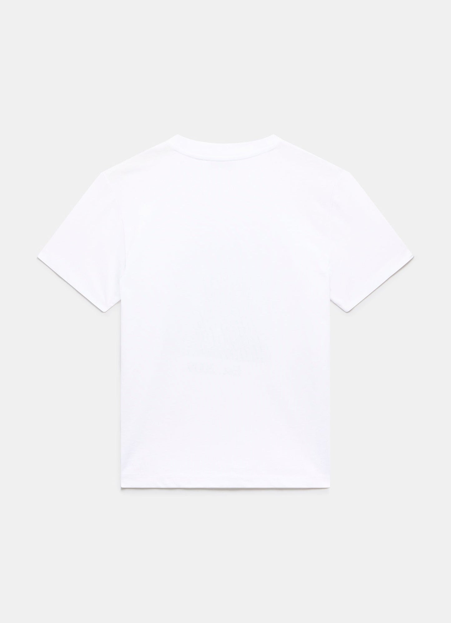 Luna Dog White Graphic Cotton T-Shirt