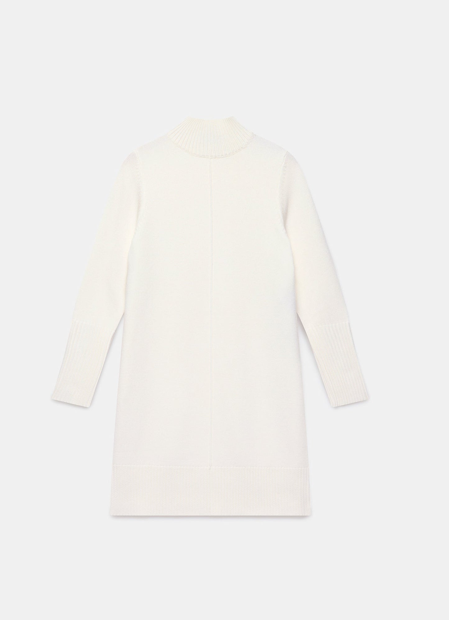 White Knit Jumper Mini Dress