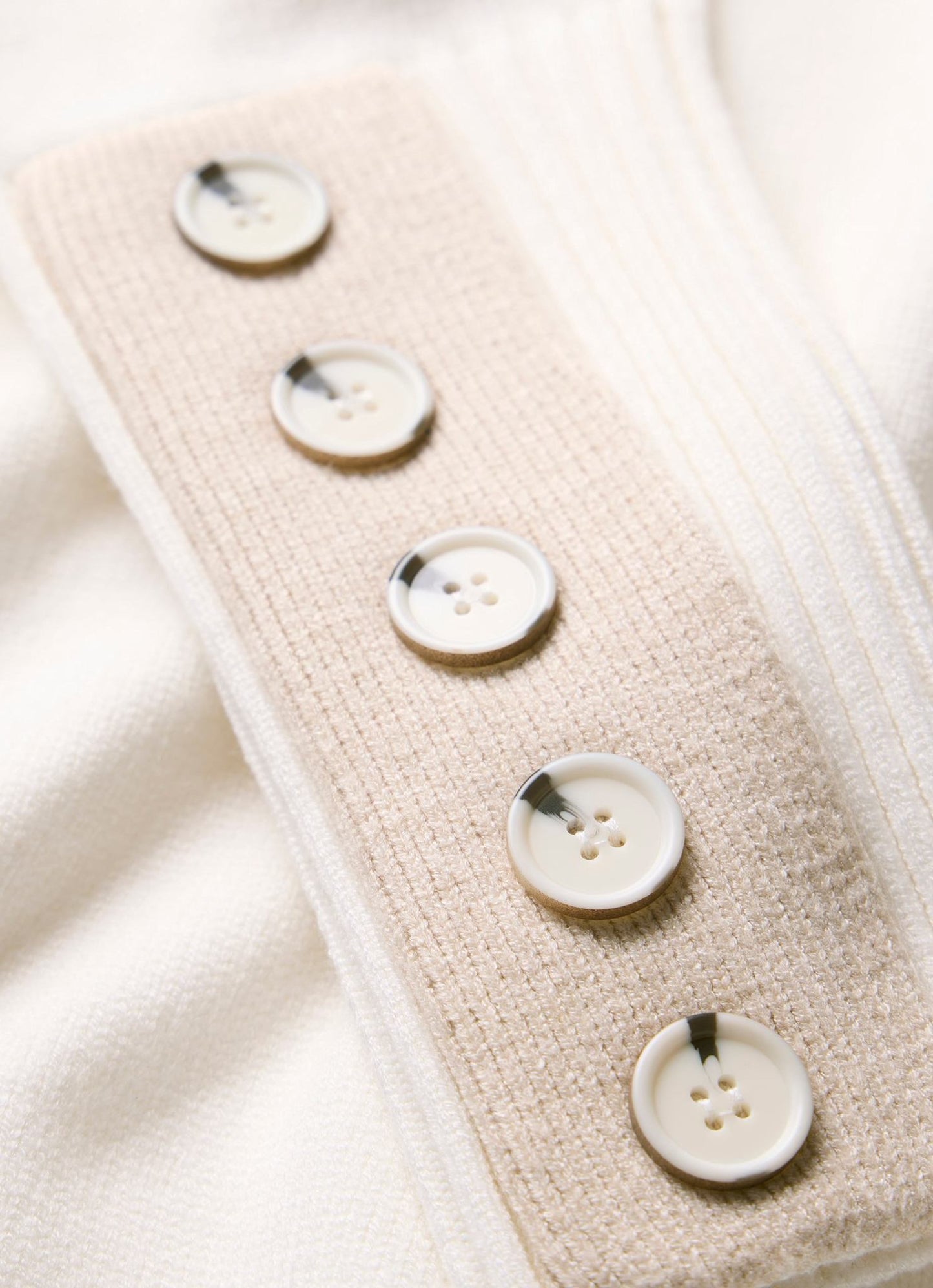 White Knit Jumper Mini Dress