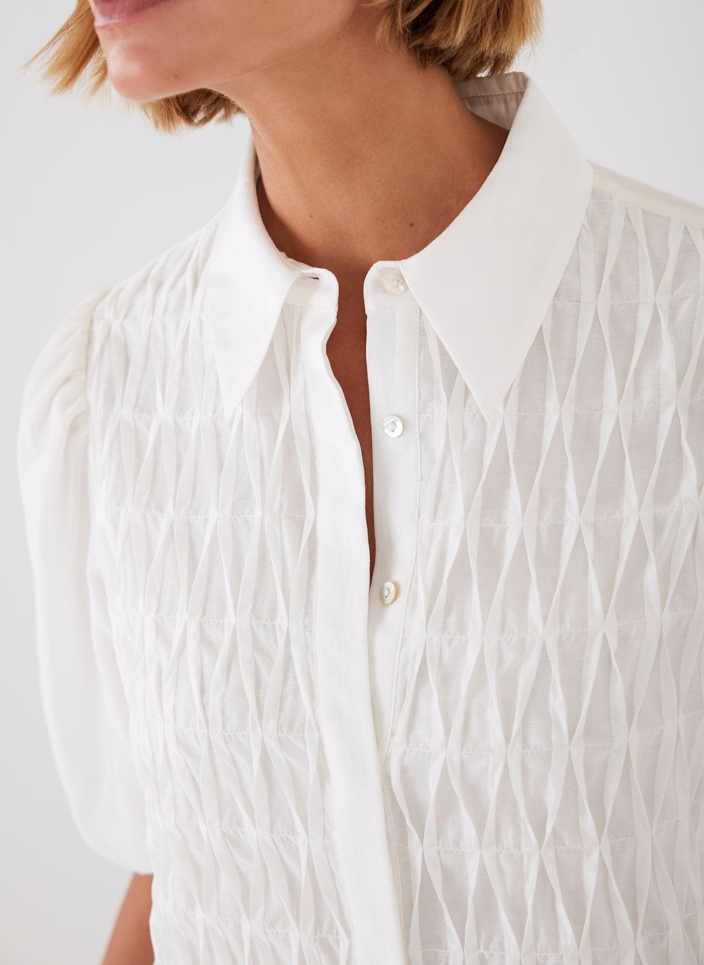 Cream Puff Sleeve Shirt