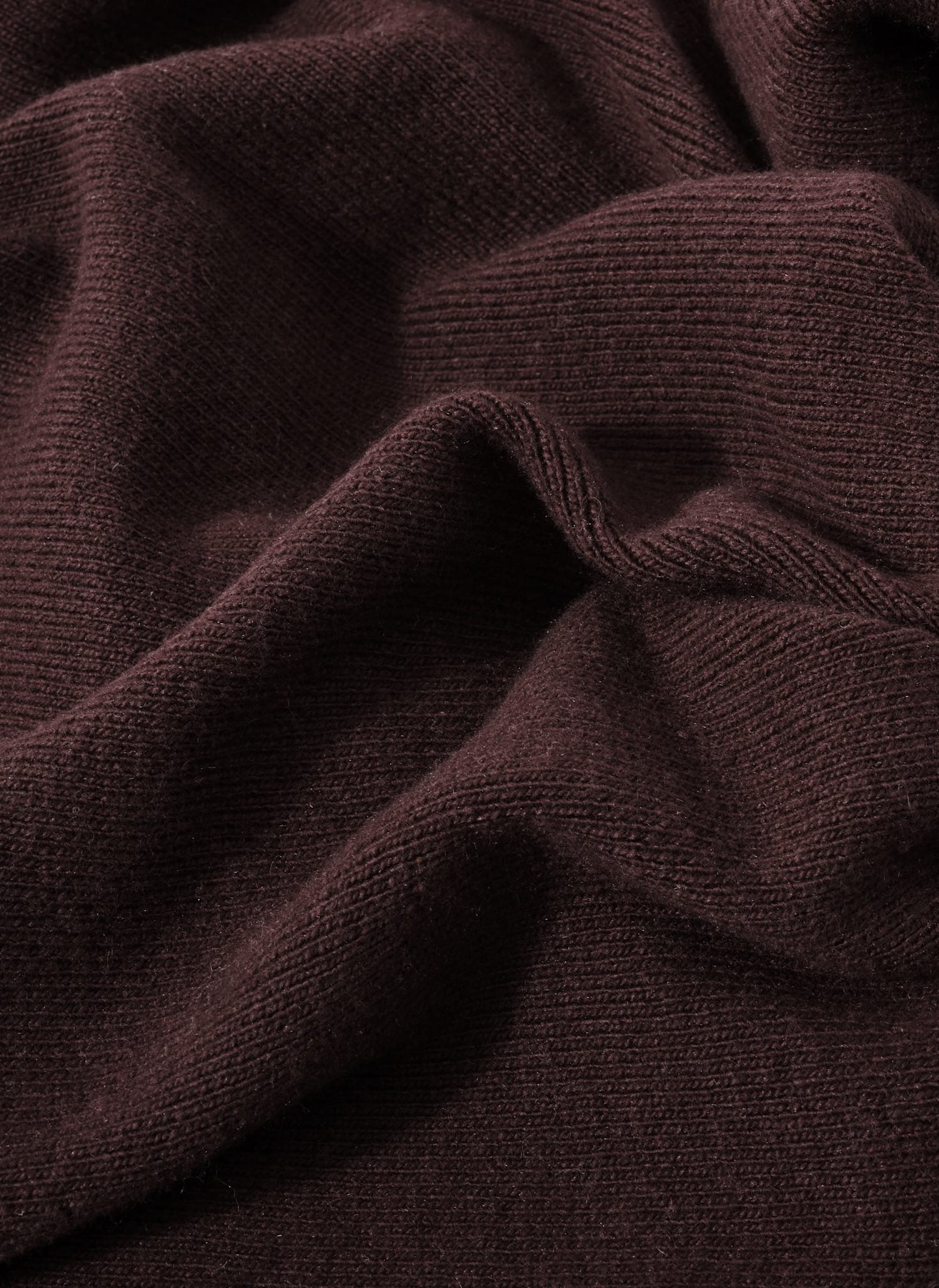 Burgundy Triangle Knit Scarf