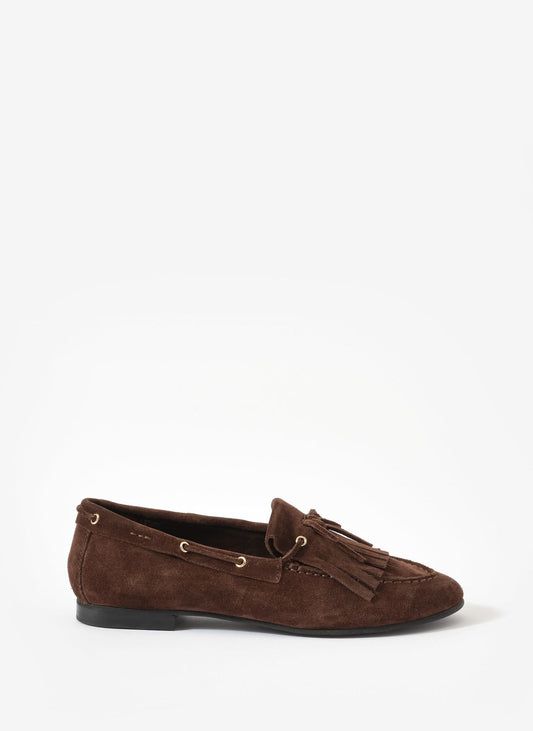 Melba Brown Suede Loafers