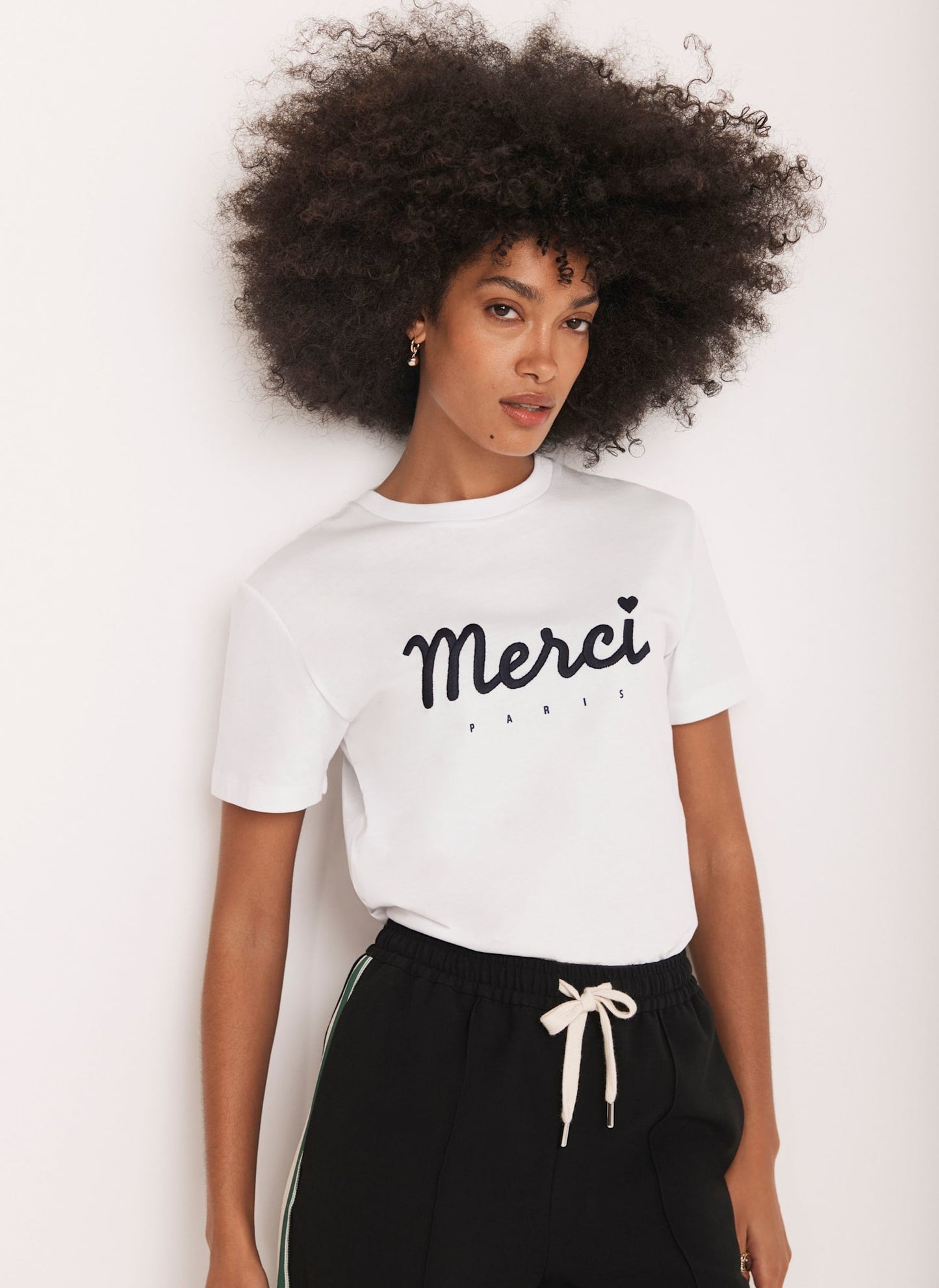White Merci Graphic T-Shirt