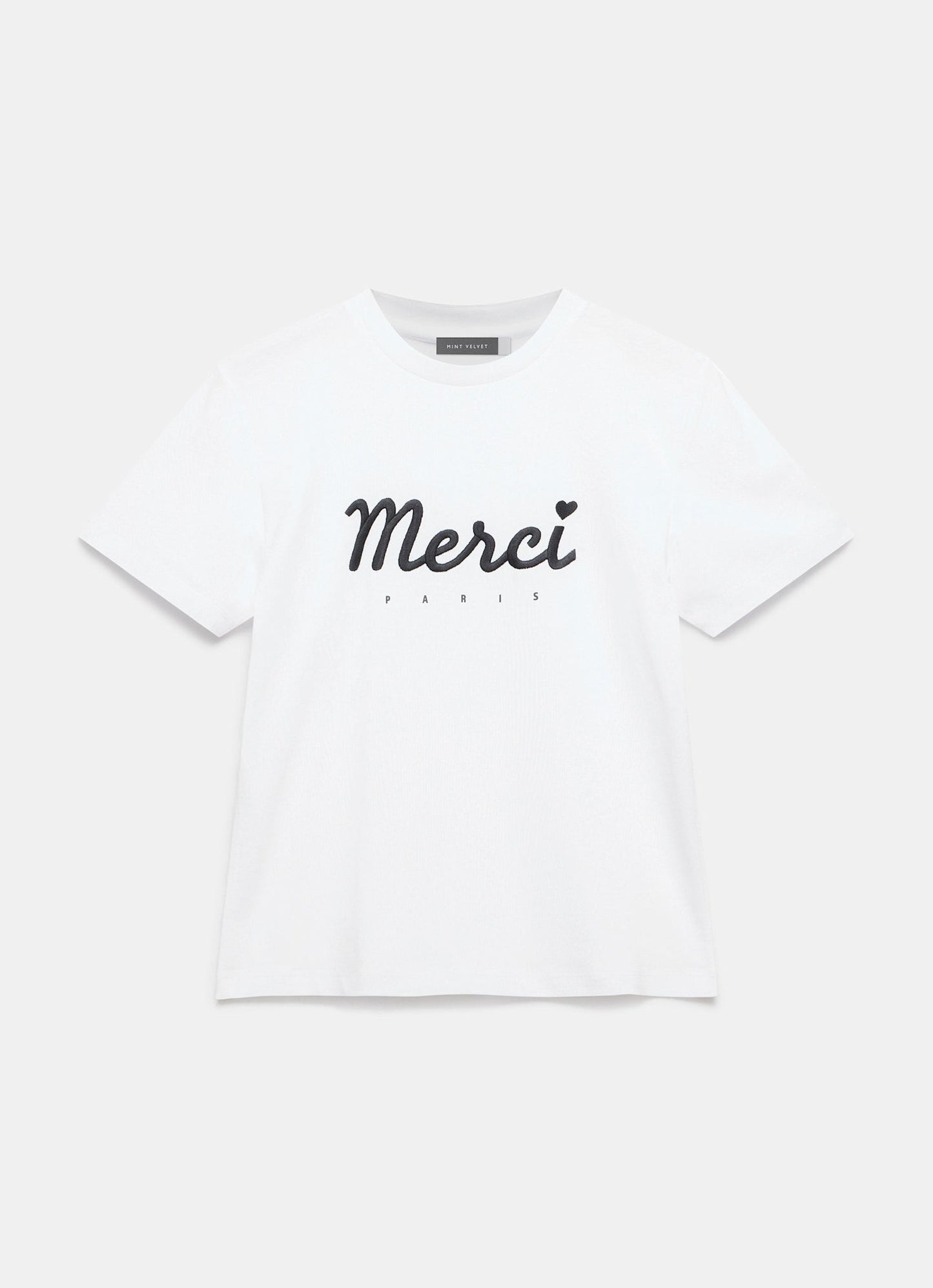 White Merci Graphic T-Shirt