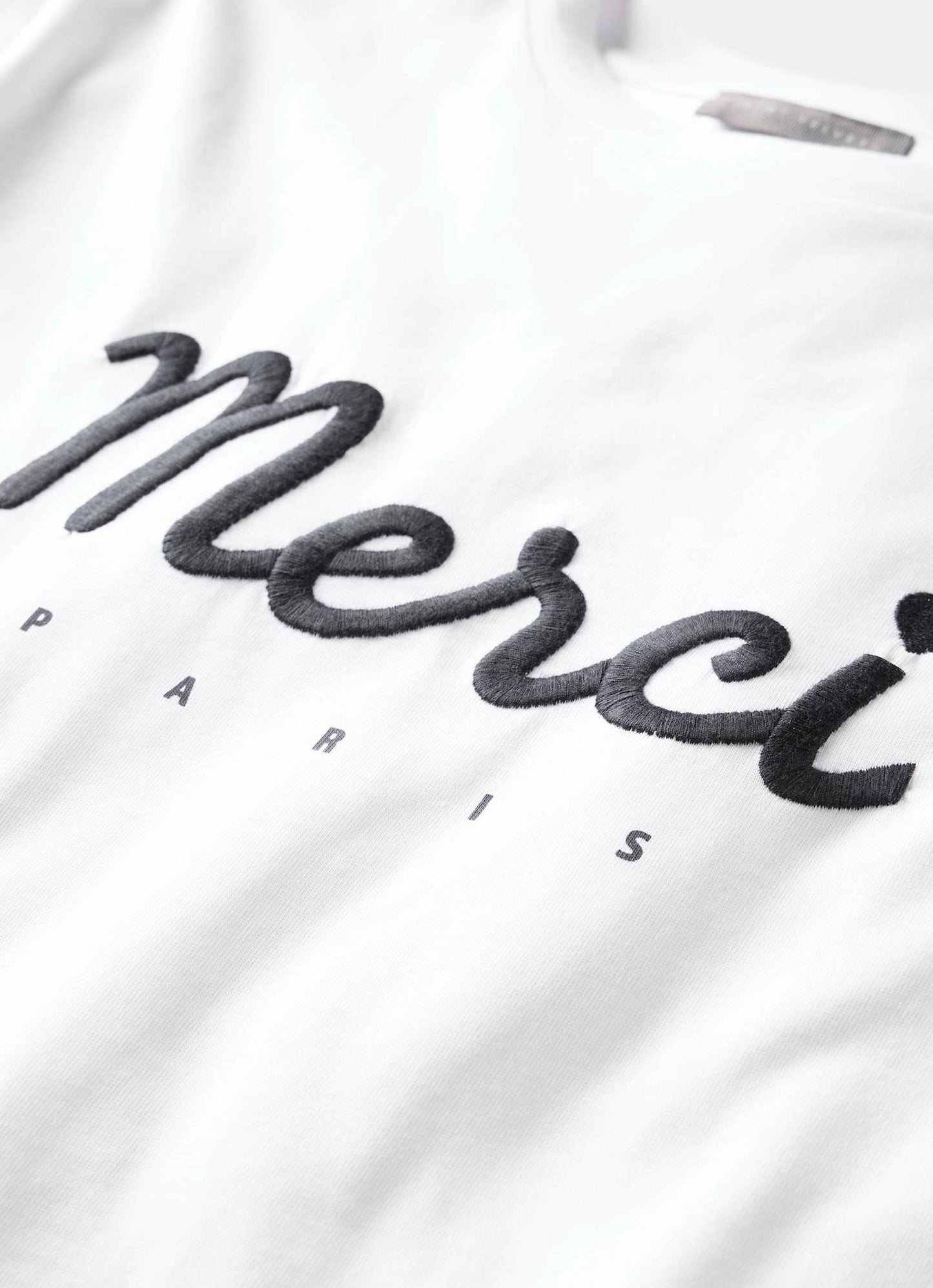 White Merci Graphic T-Shirt