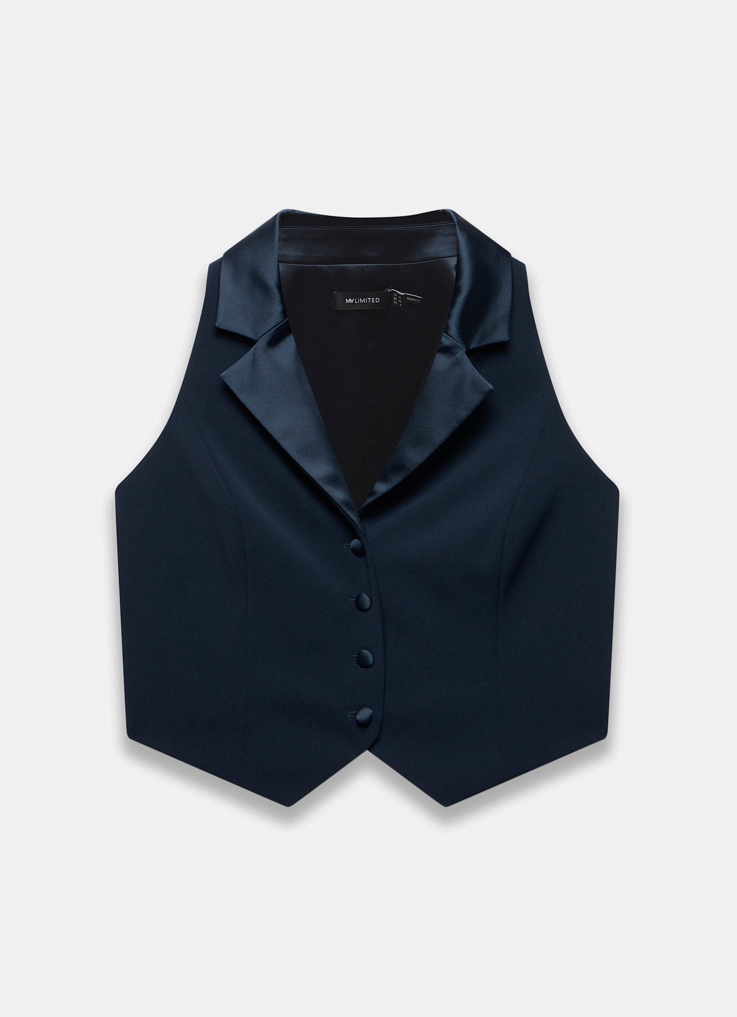 Navy Tuxedo Waistcoat