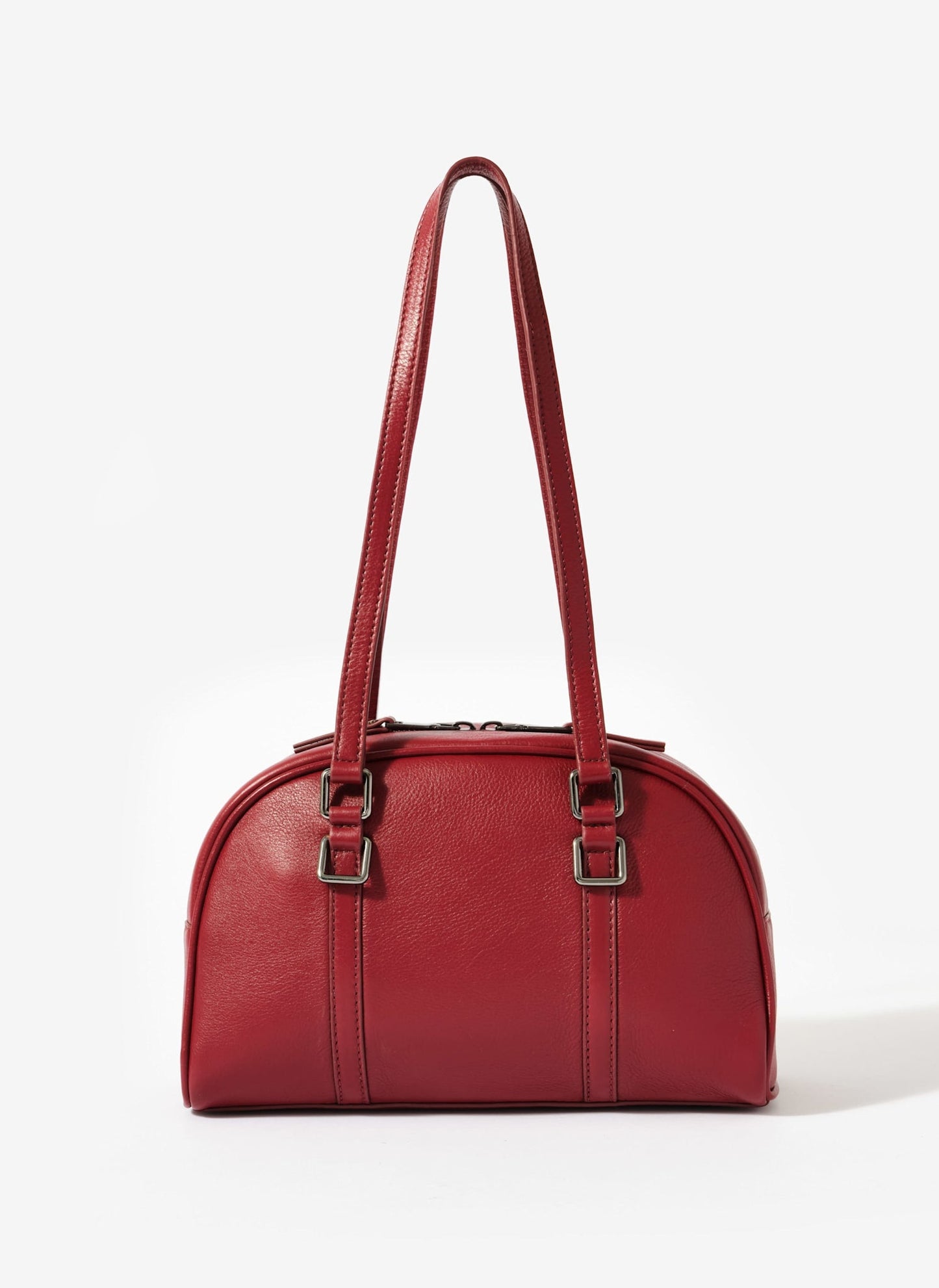 Otti Red Leather Shoulder Bag