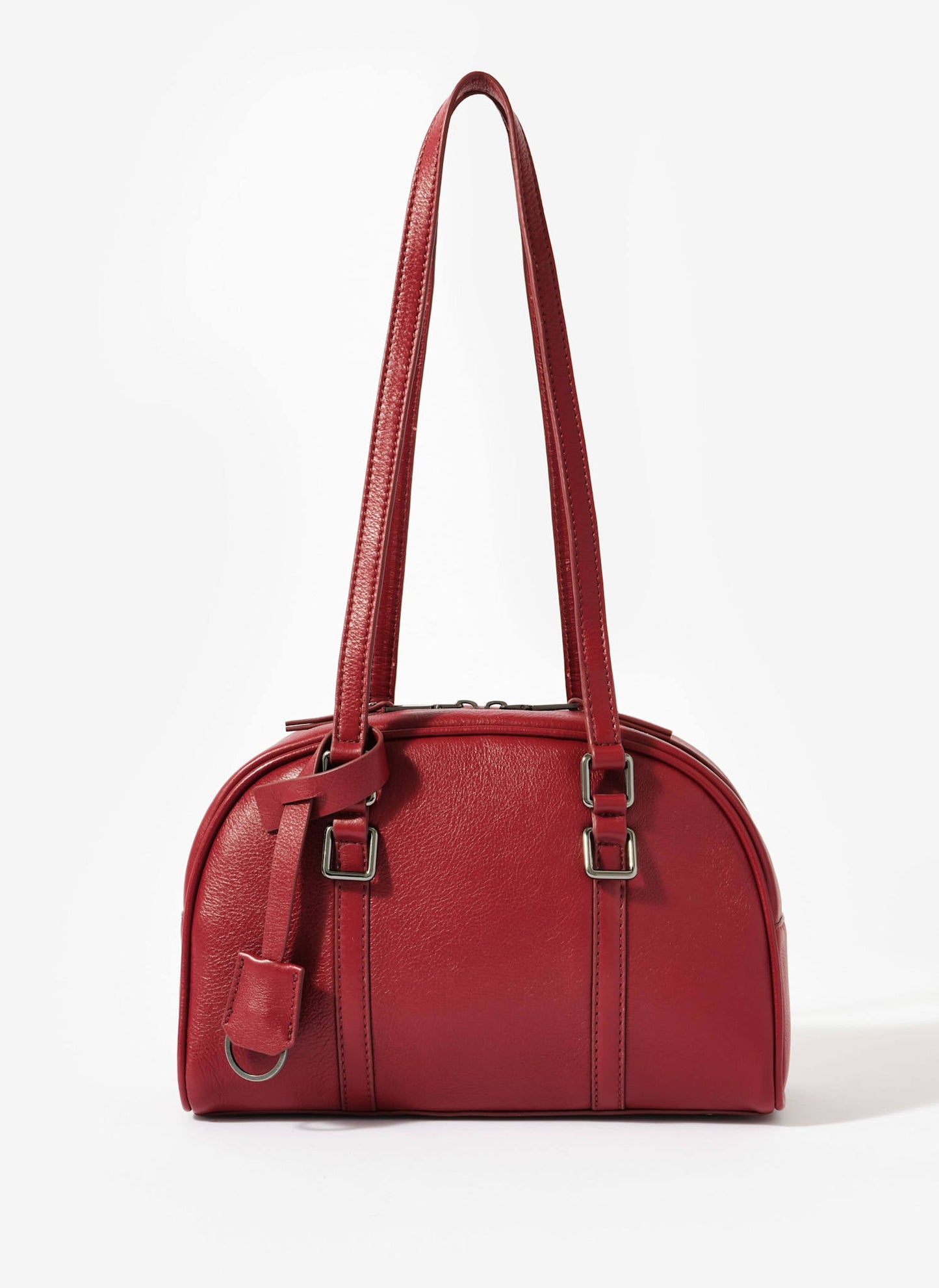 Otti Red Leather Shoulder Bag
