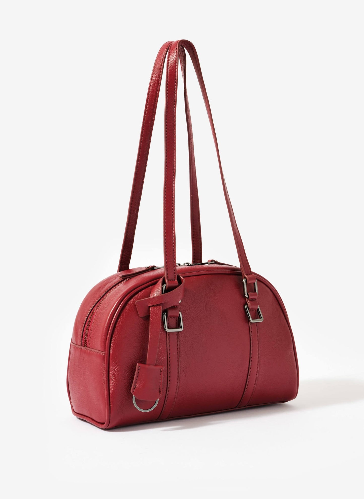 Otti Red Leather Shoulder Bag
