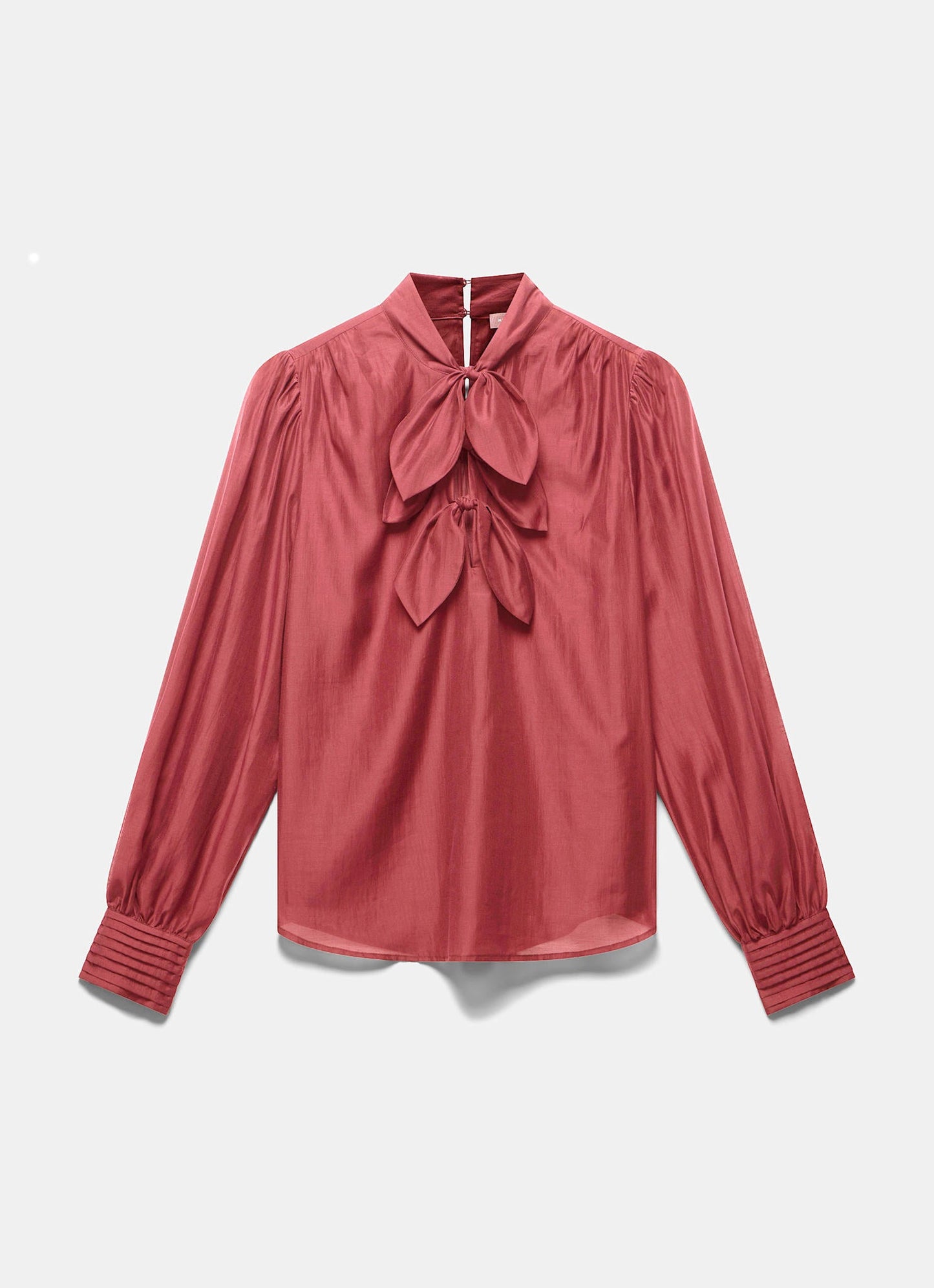 Pink Bow Detail Blouse
