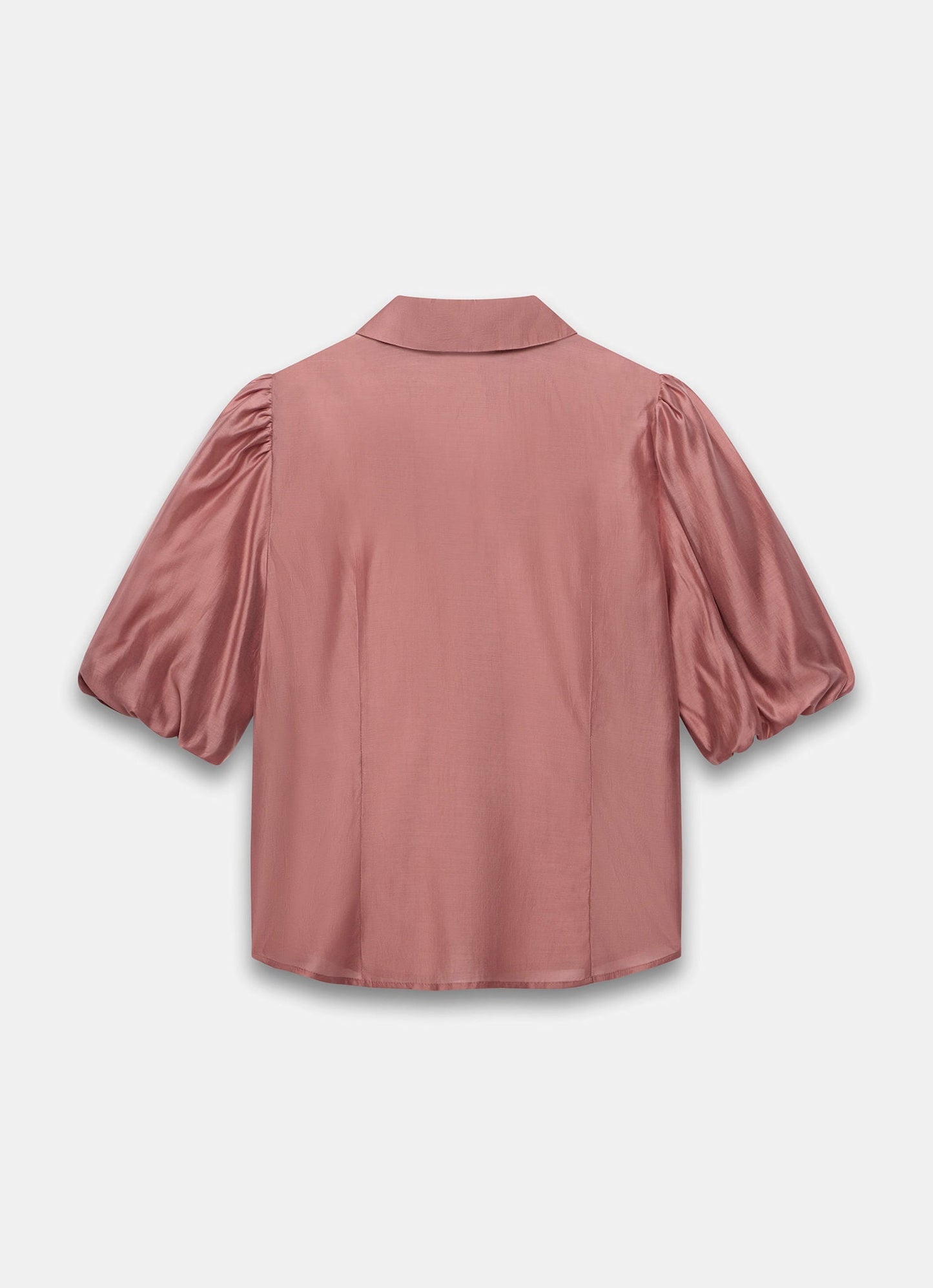 Pink Puff Sleeve Shirt
