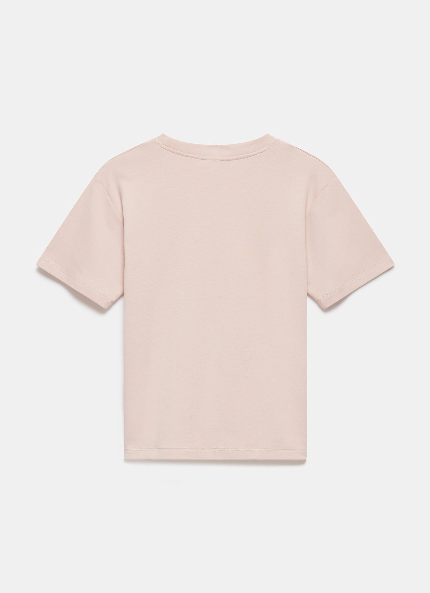 Pink Cotton Ribbon Print T-Shirt