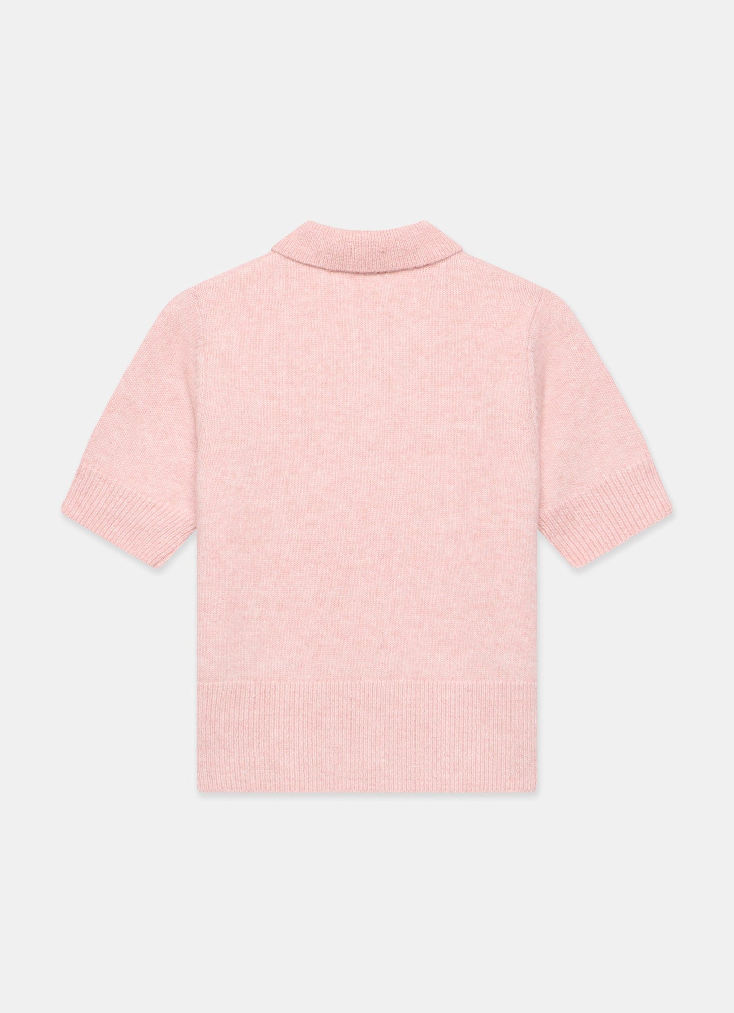 Pink Short Sleeve Knit Top