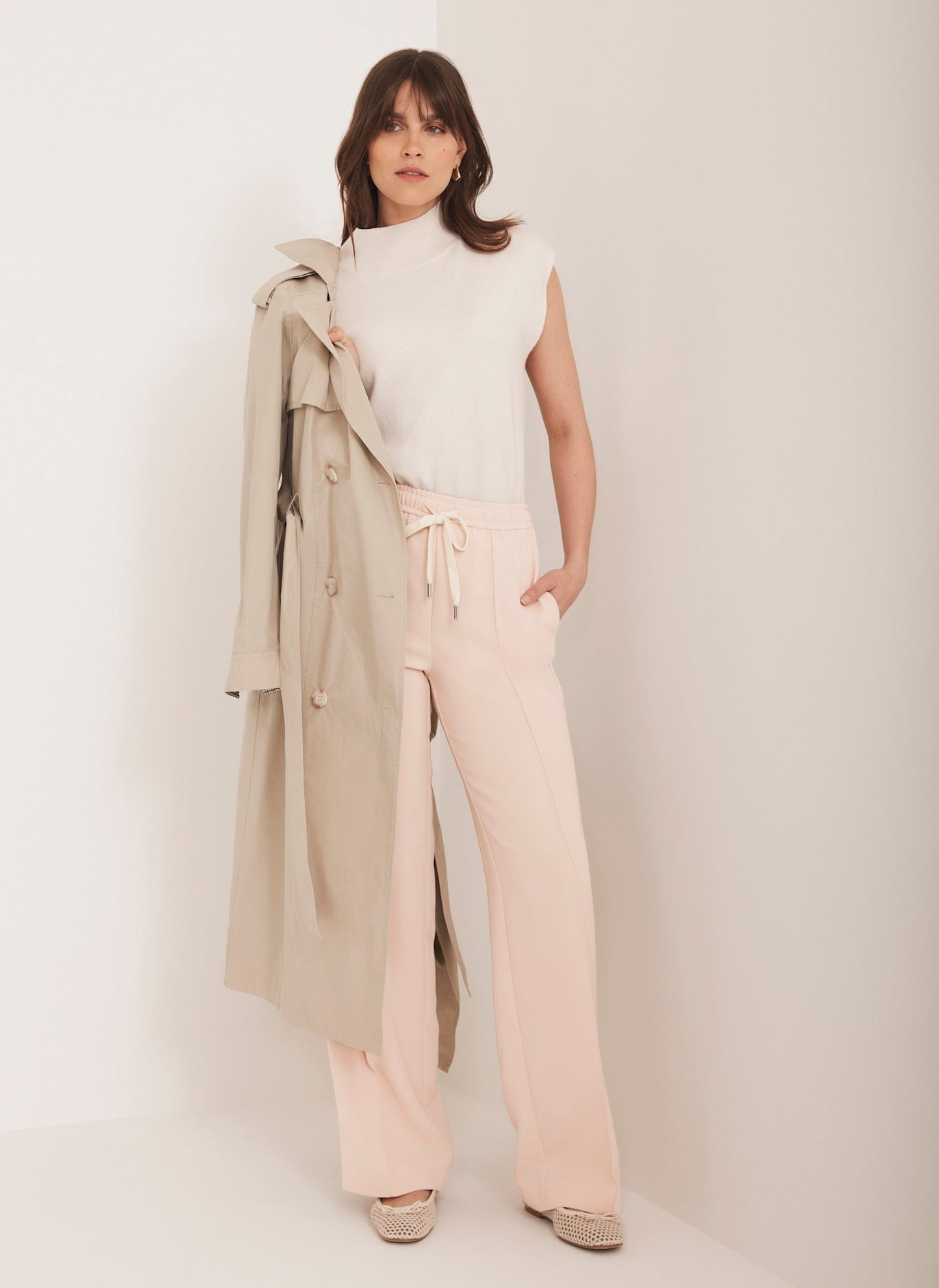 Pink Side Stripe Trousers