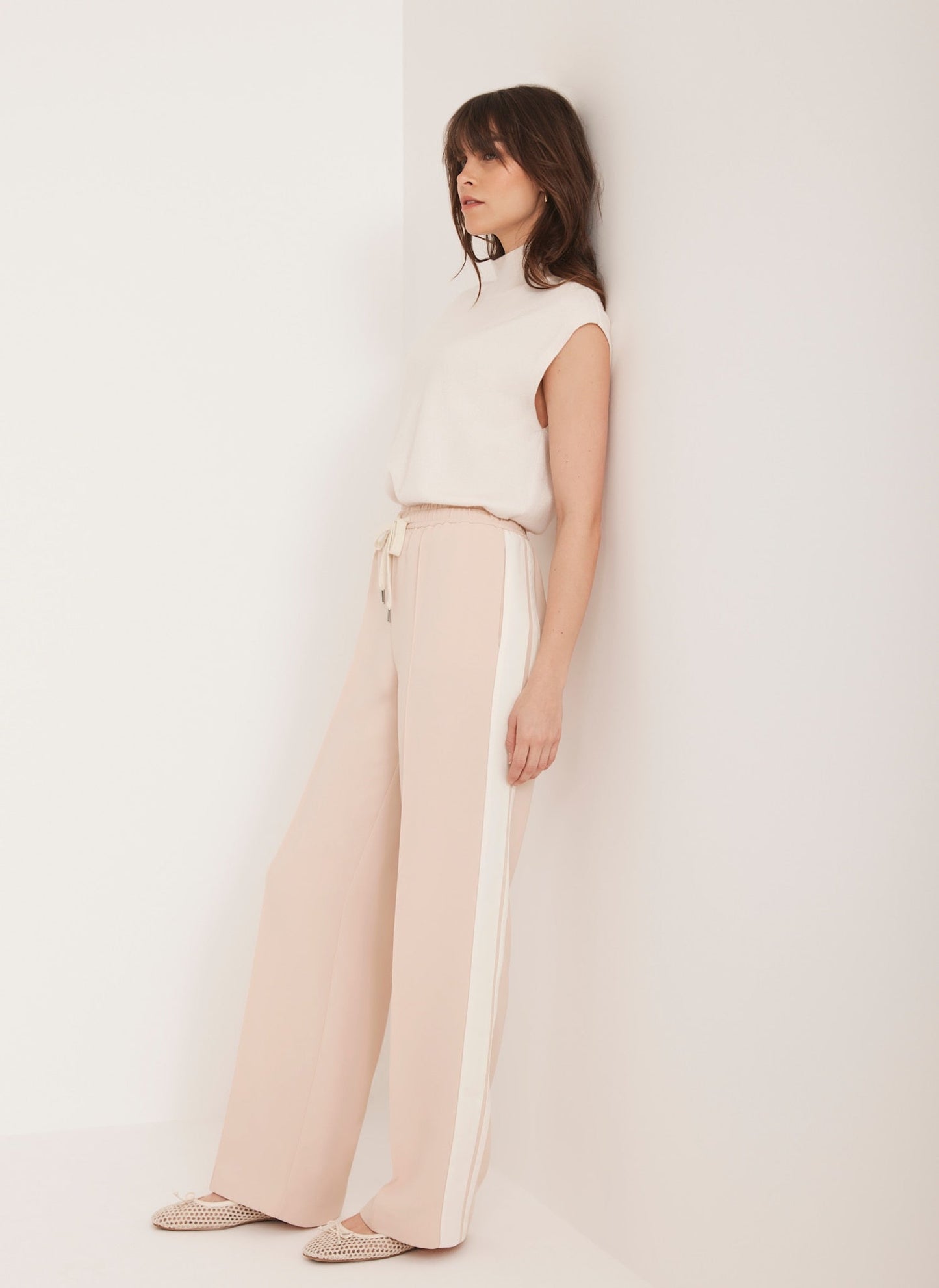 Pink Side Stripe Trousers